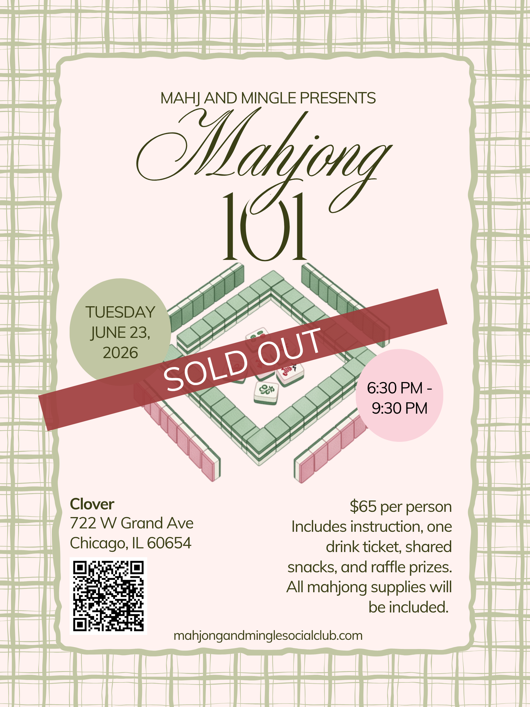 Mahj & Mingle: Introduction to American Mahjong- June 23