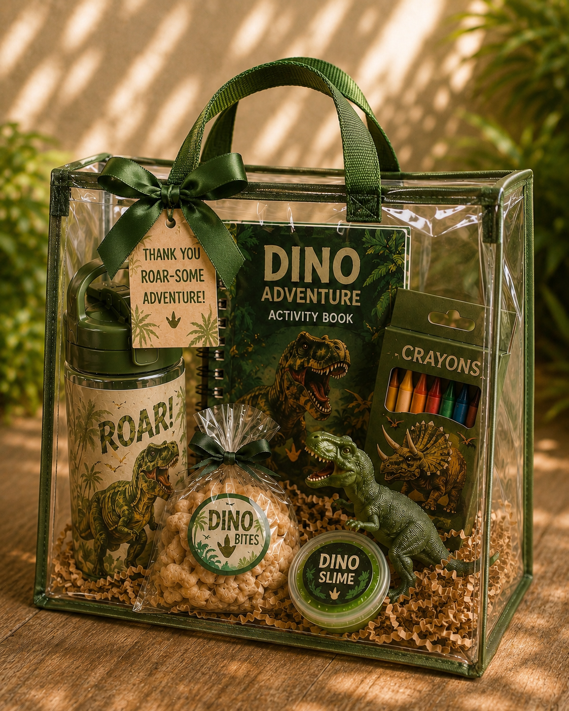 Dinosaur themed party favors for kids