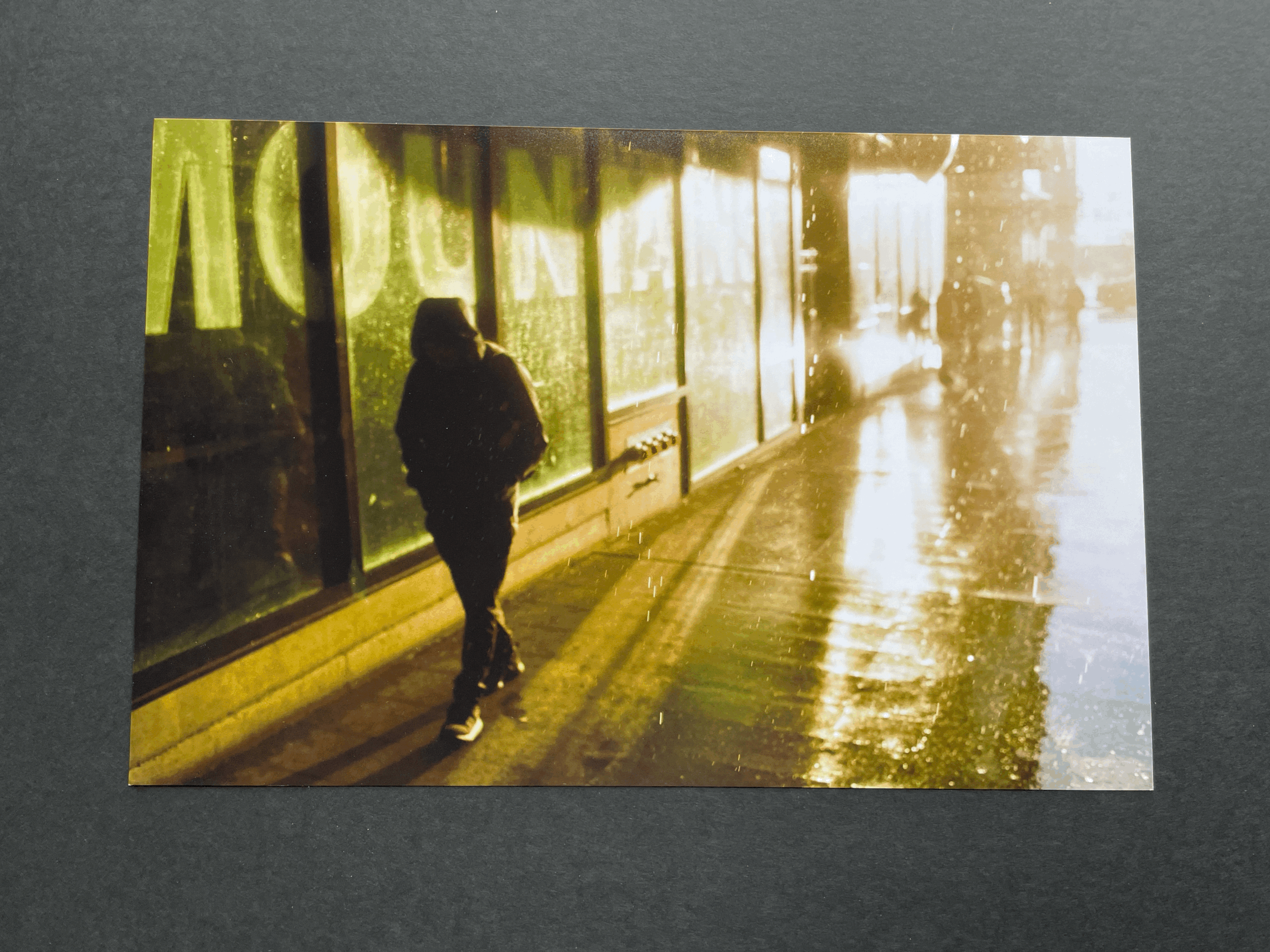 Figure in Silhouette Print