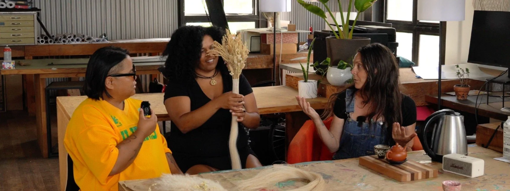 The Creative Tea podcast with our guest: Sculptural Weaver Rachel Ehlin
