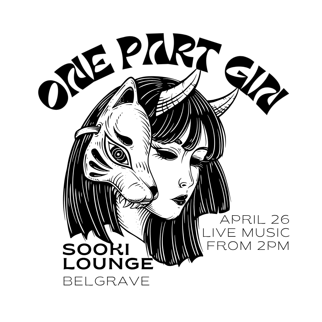 Sooki Lounge Belgrave 2026 Sam Bell and Holly Sewell. One Part Gin dark folk music Ballarat, Creswick.