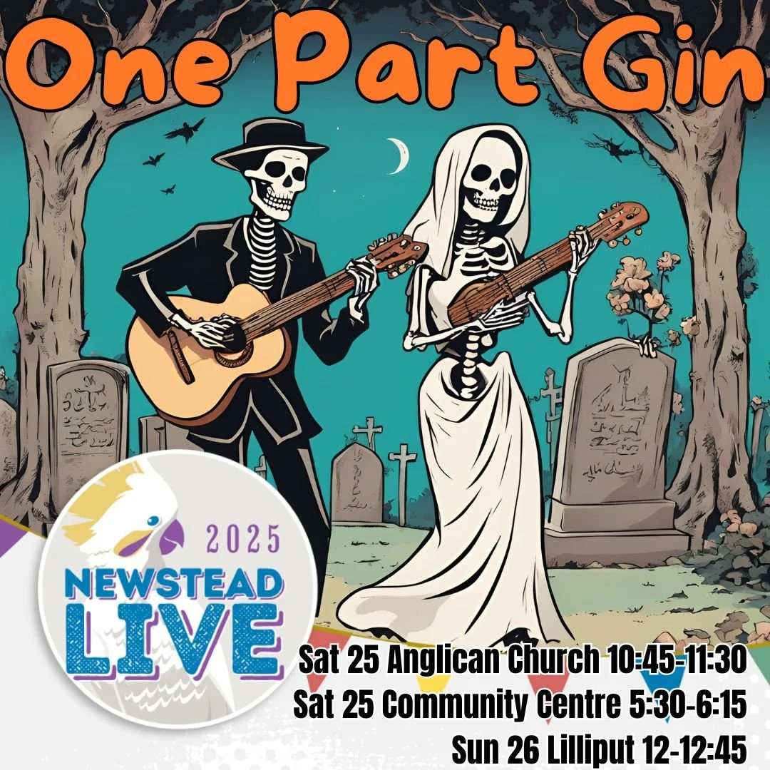 Newstead Live Folk Festival 2025 Sam Bell and Holly Sewell. One Part Gin dark folk music Ballarat, Creswick.