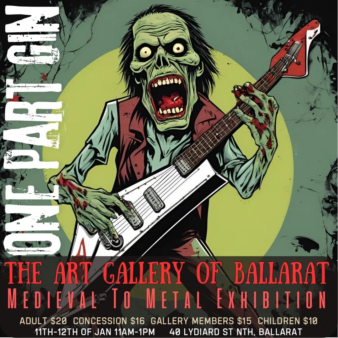 Art Gallery Of Ballarat 2025 Sam Bell and Holly Sewell. One Part Gin dark folk music Ballarat, Creswick.