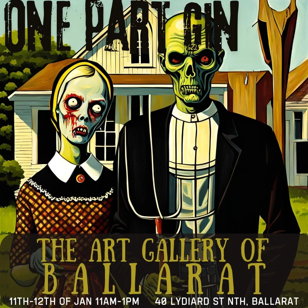 Art Gallery Of Ballarat 2025 Sam Bell and Holly Sewell. One Part Gin dark folk music Ballarat, Creswick.