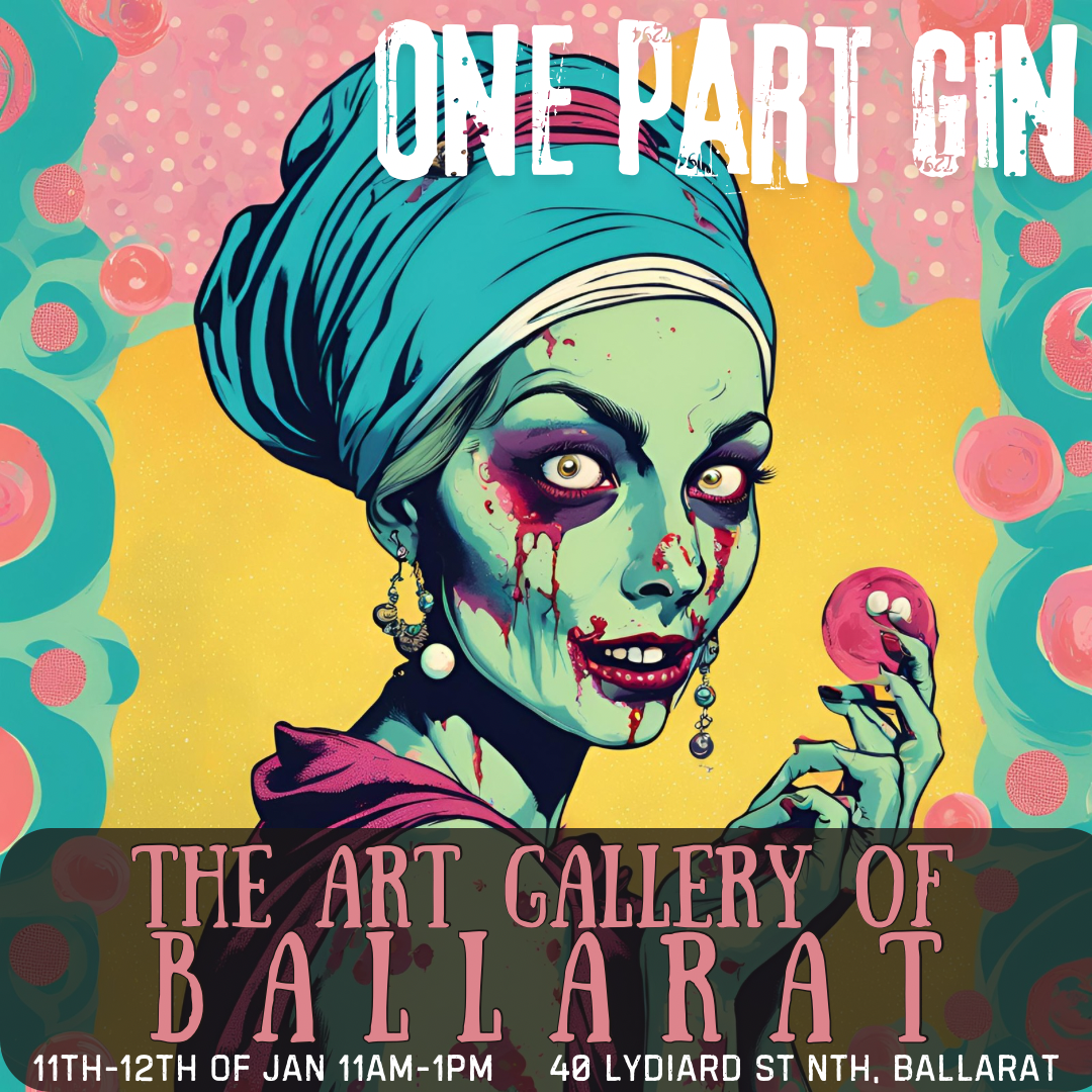 Art Gallery Of Ballarat 2025 Sam Bell and Holly Sewell. One Part Gin dark folk music Ballarat, Creswick.