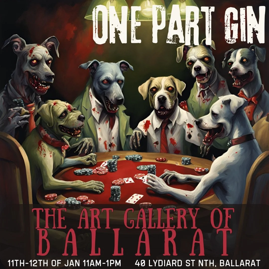 Art Gallery Of Ballarat 2025 Sam Bell and Holly Sewell. One Part Gin dark folk music Ballarat, Creswick.