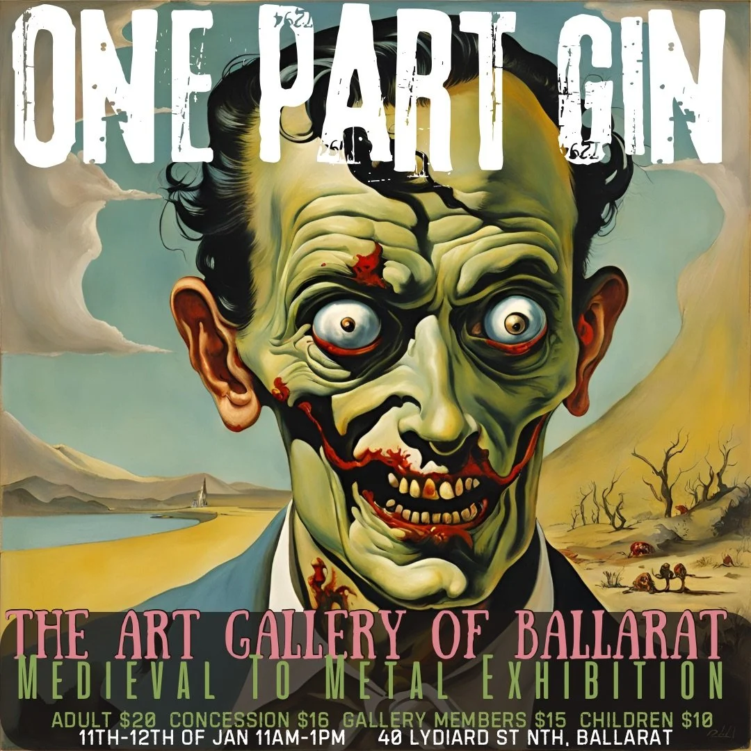 Art Gallery Of Ballarat 2025 Sam Bell and Holly Sewell. One Part Gin dark folk music Ballarat, Creswick.