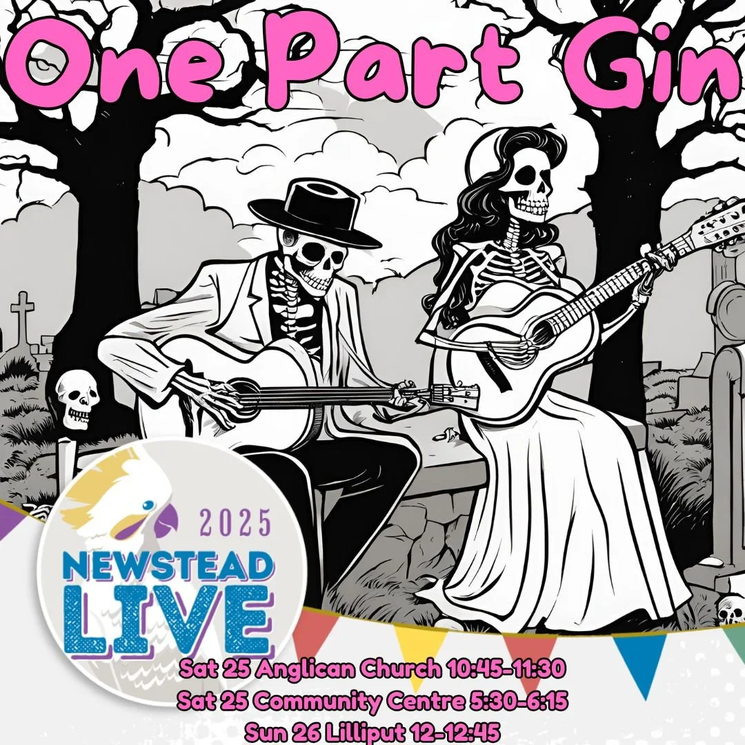 Newstead Live Folk Festival 2025 Sam Bell and Holly Sewell. One Part Gin dark folk music Ballarat, Creswick.