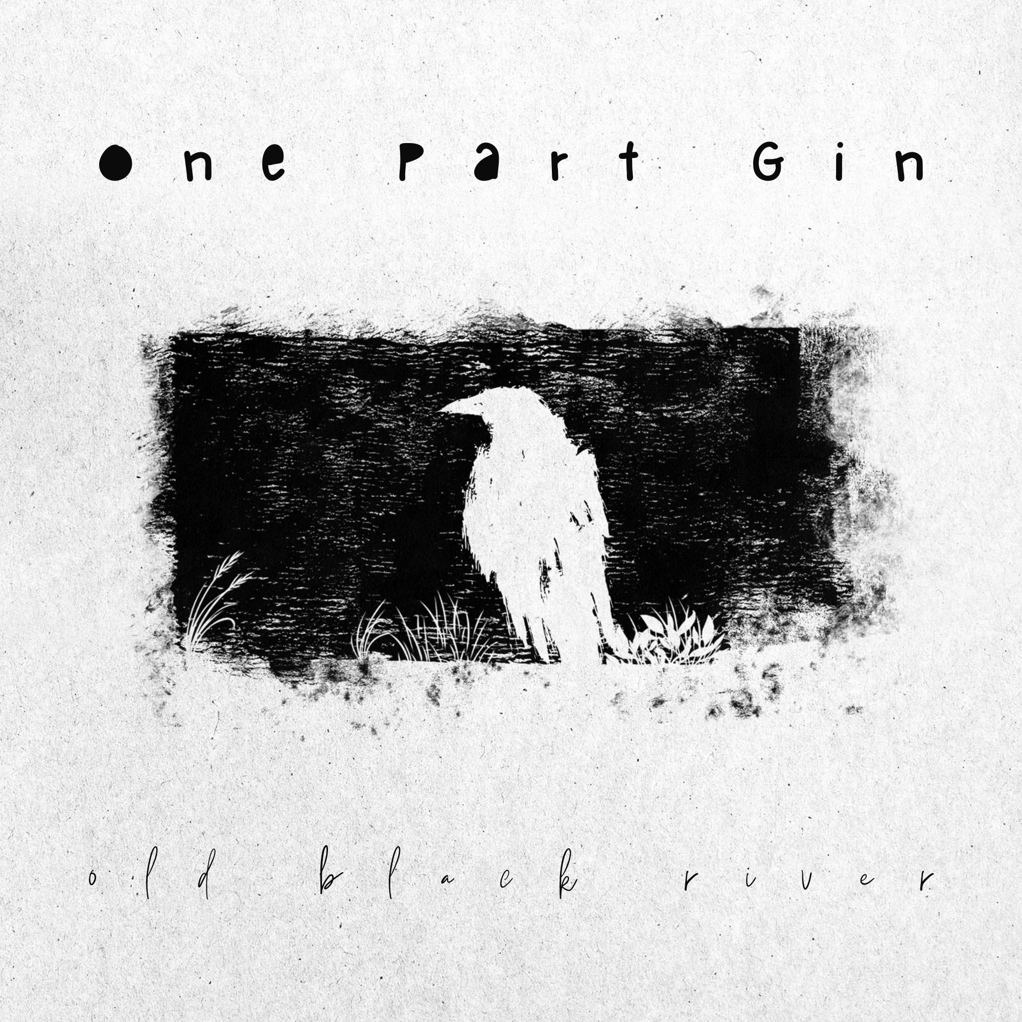 Old Black River artwork Sam Bell and Holly Sewell. One Part Gin dark folk music Ballarat, Creswick.
