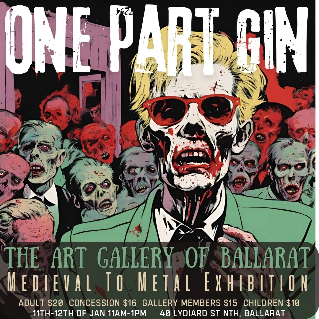 Art Gallery Of Ballarat 2025 Sam Bell and Holly Sewell. One Part Gin dark folk music Ballarat, Creswick.