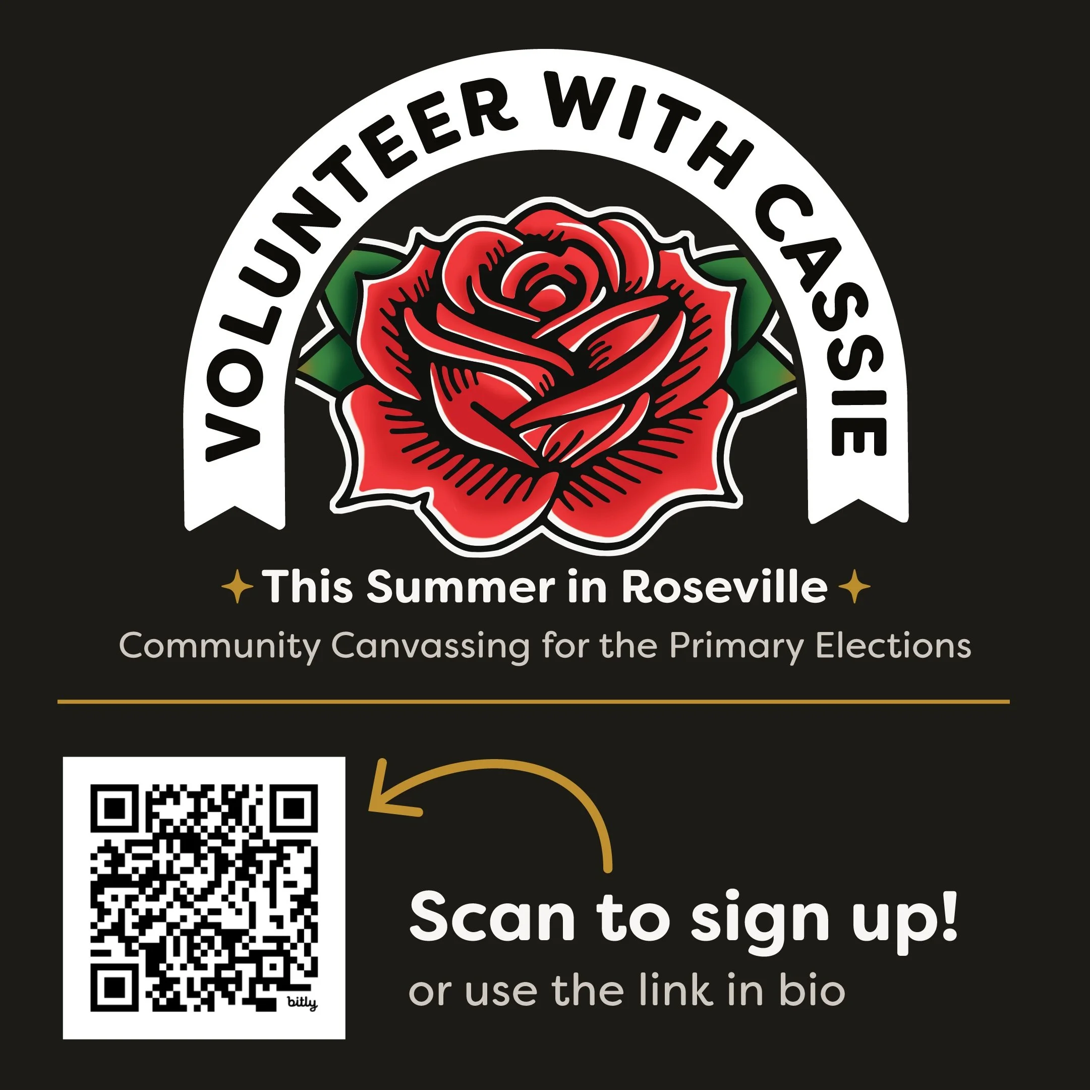 ❗UPDATE❗We're neighborhood canvassing across Roseville on weeknights and weekends through August 10, ahead of the Primary election on August 11. 

No experience needed! We'll walk you through everything before you head out. Tap the link in bio to sig