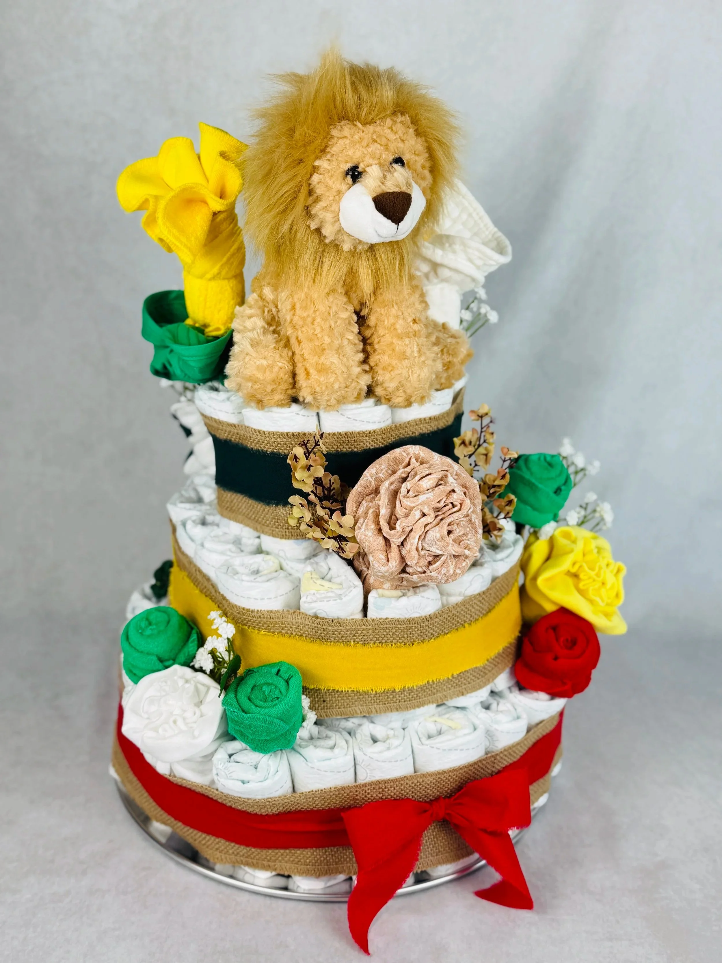 Ethiopia-Nigeria Roots Diaper Cake