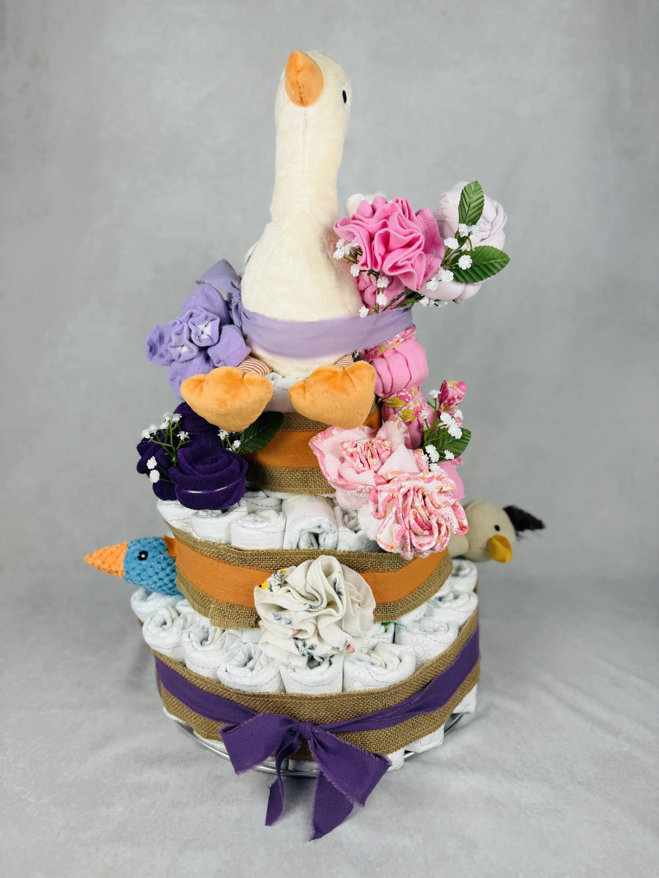 Goose Diaper Cake