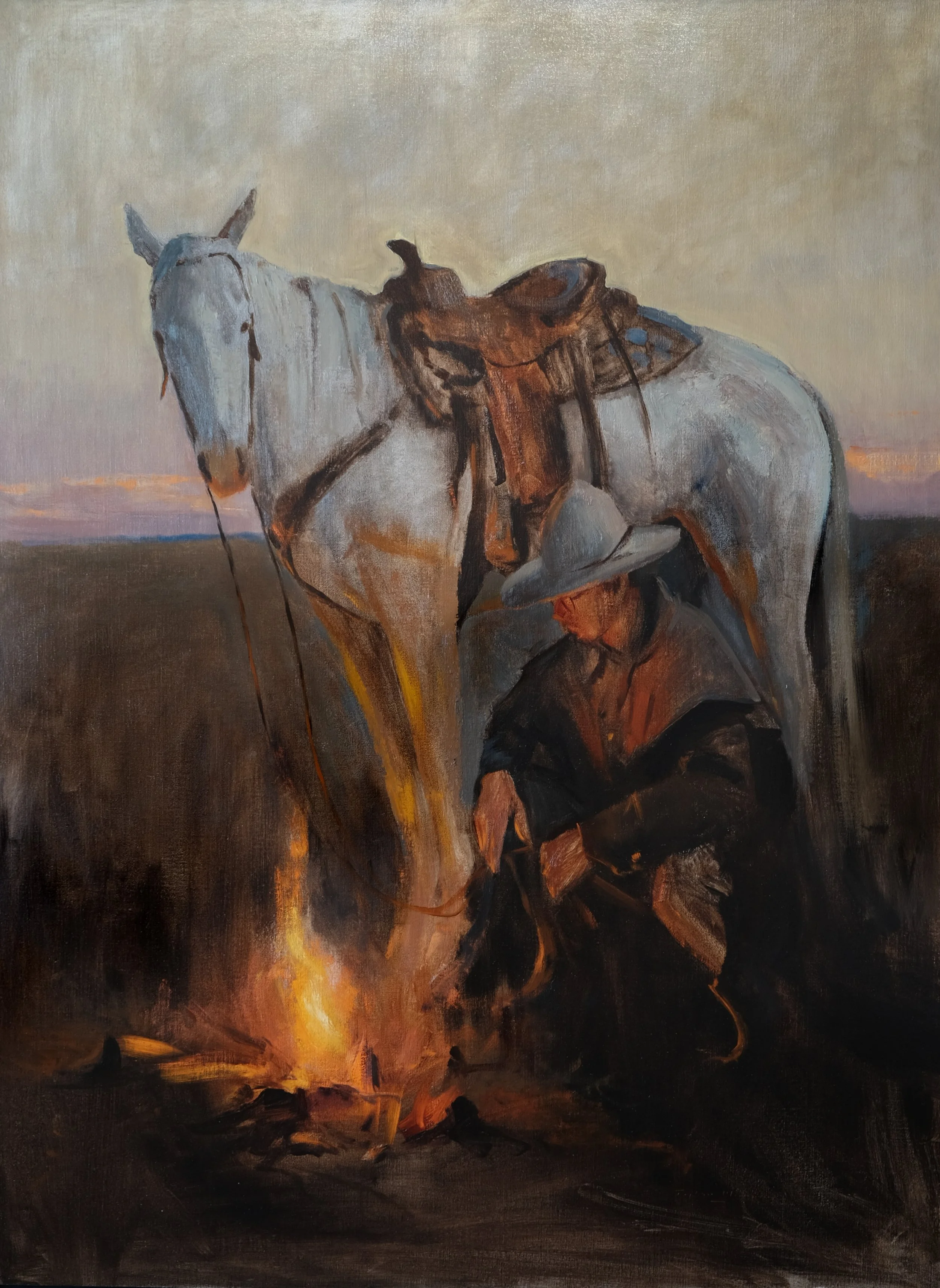 “A Cowboy’s Riches” Sold at Cassens Fine Art | Hamilton, MT