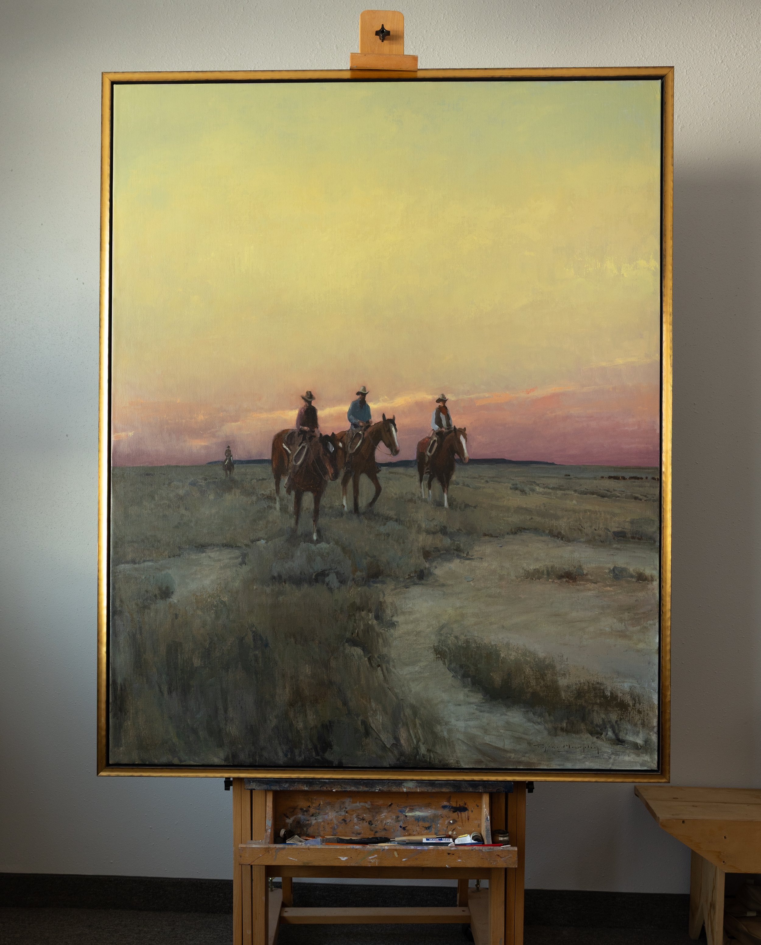 “Old Friends” (framed) available at Old Main Gallery | Bozeman, MT