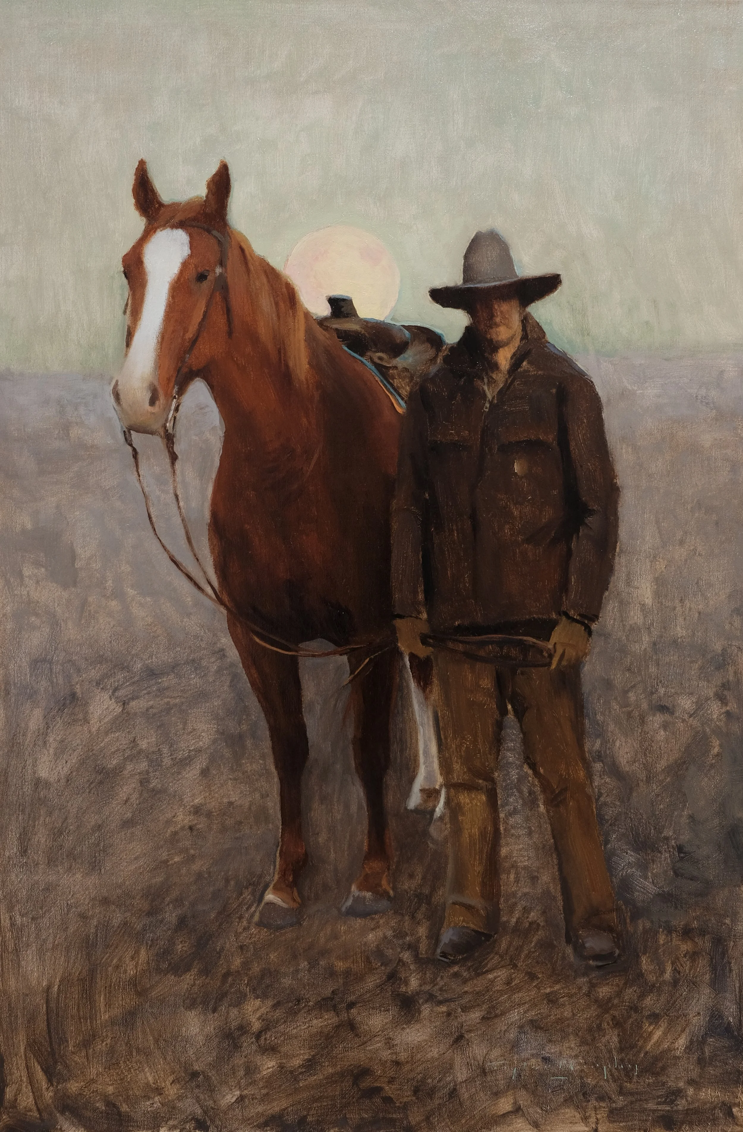 “Standing on Ready” 36 x 24 inches | Available at Old Main Gallery | Bozeman, MT