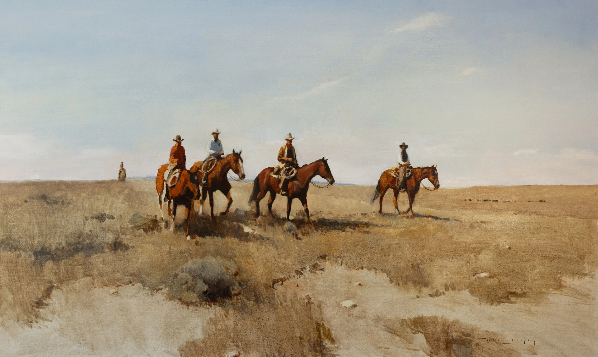 “Reticent West” 36 x 60 | Available at Old Main Gallery | Bozeman, MT
