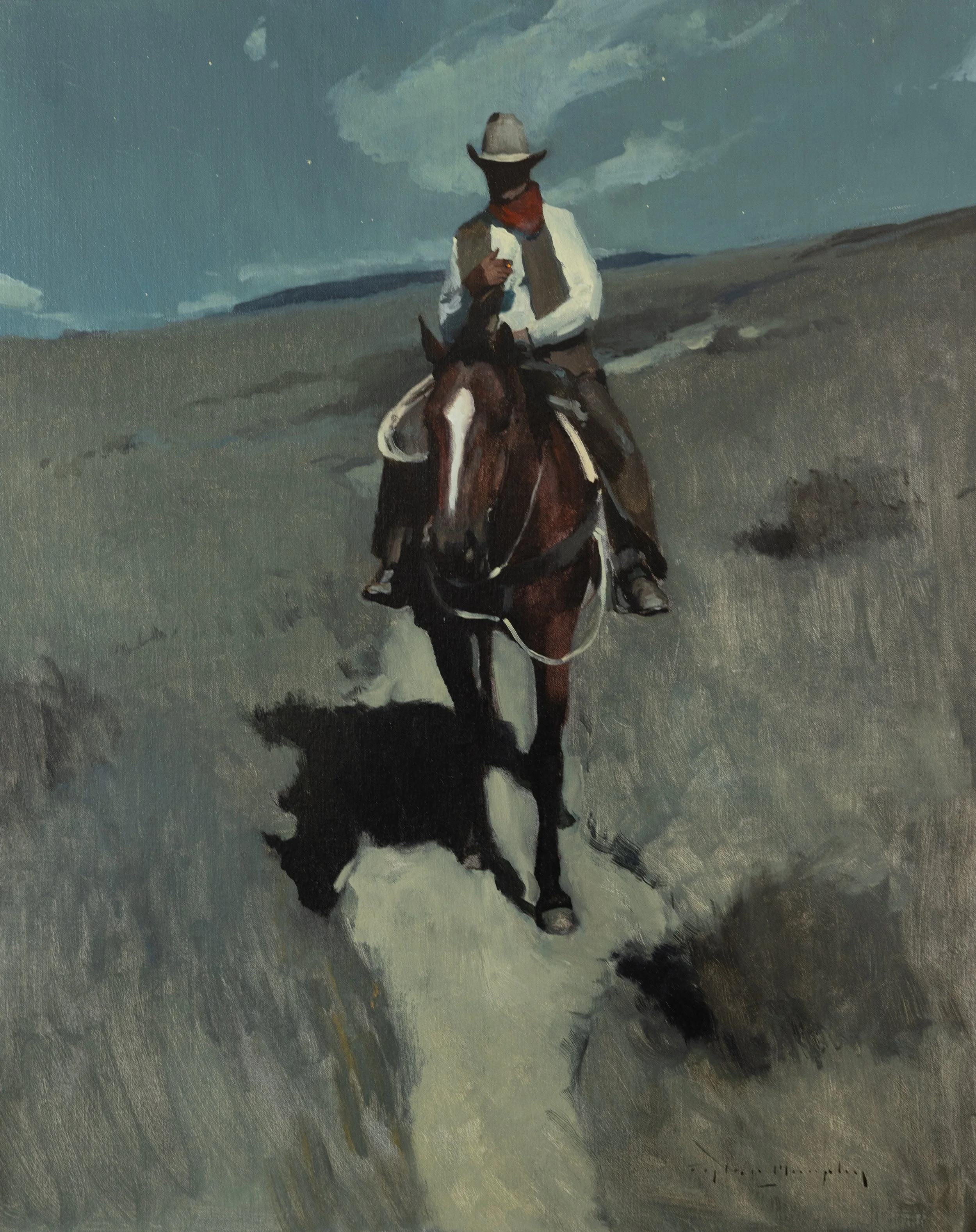 “Night Rider” Sold at Old Main Gallery | Bozeman, MT