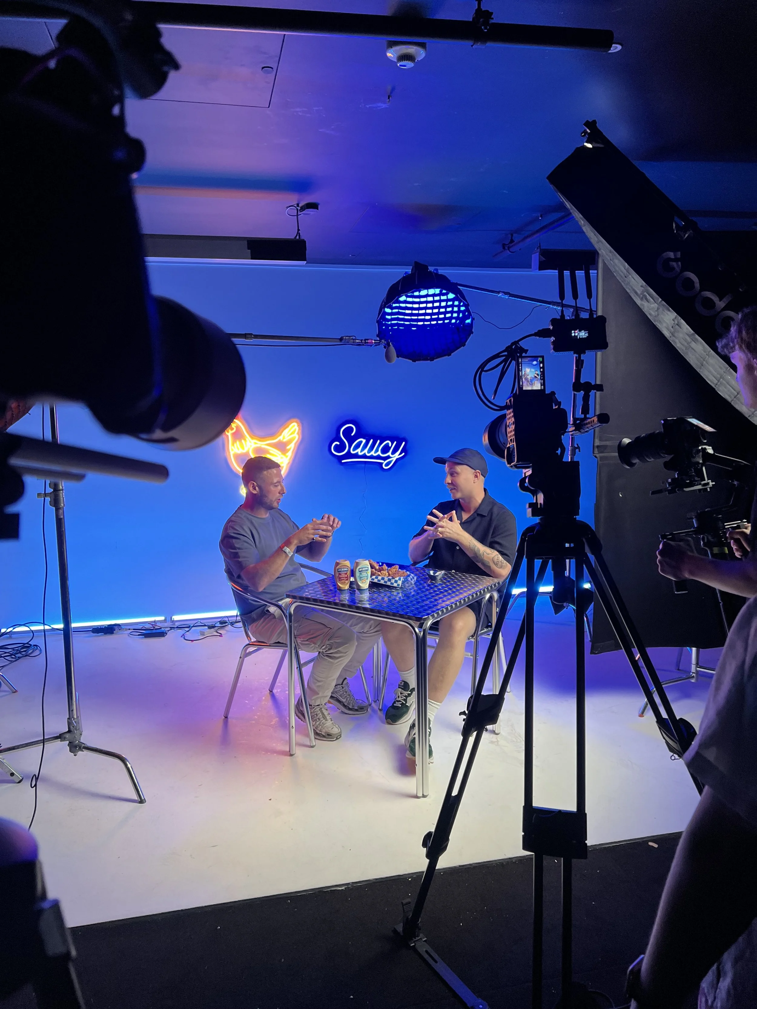LutherMEB Productions shoot at LadBible Studios