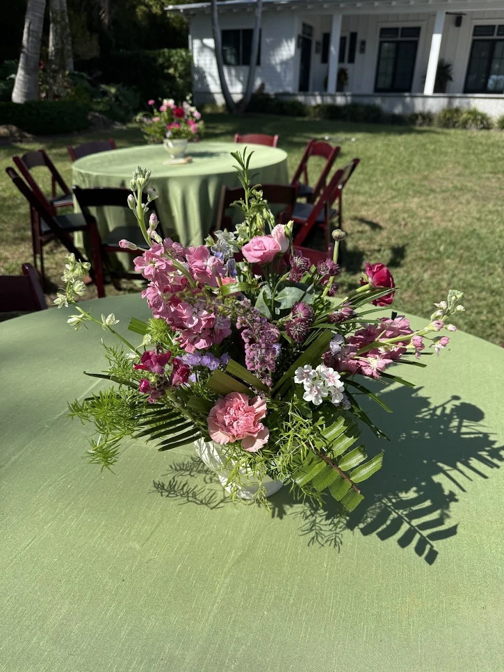 Wildflower Wedding centerpiece