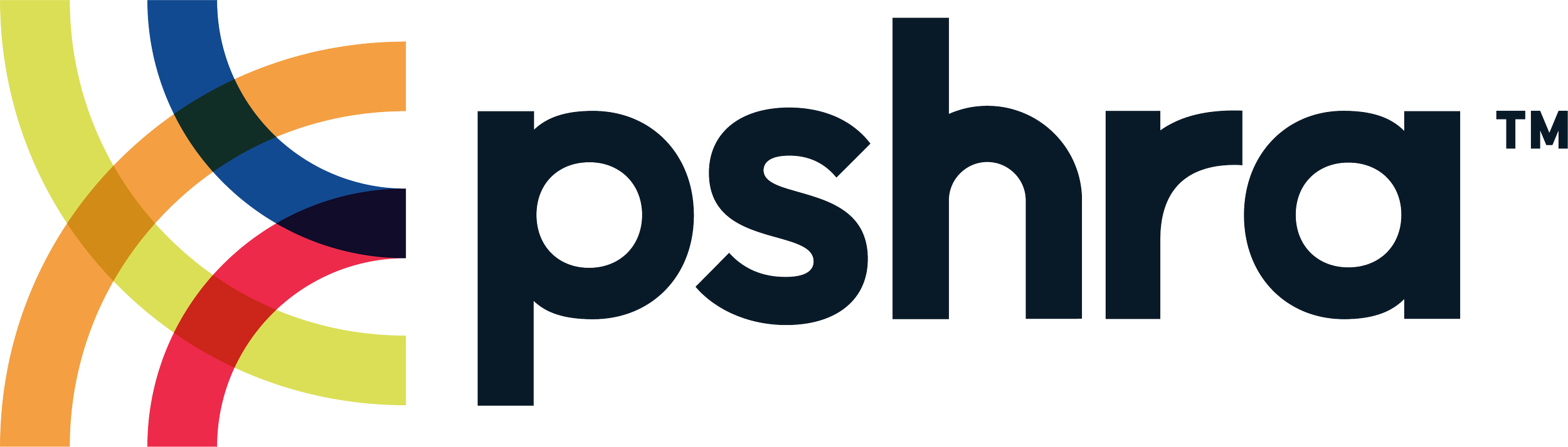 Close-up of the PBS logo with colorful arches to the left.