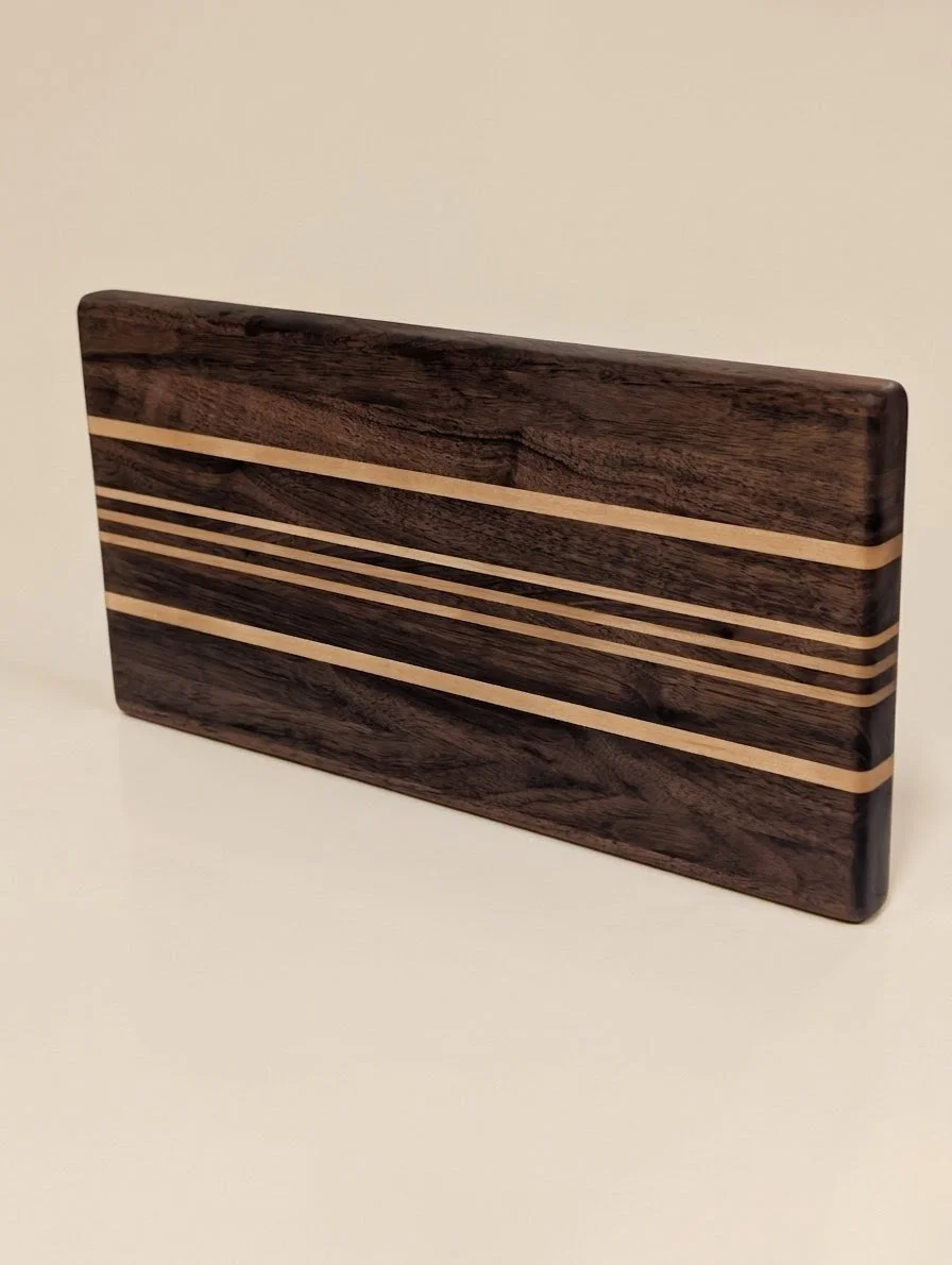 Black Walnut & Maple Cutting Board (Small)