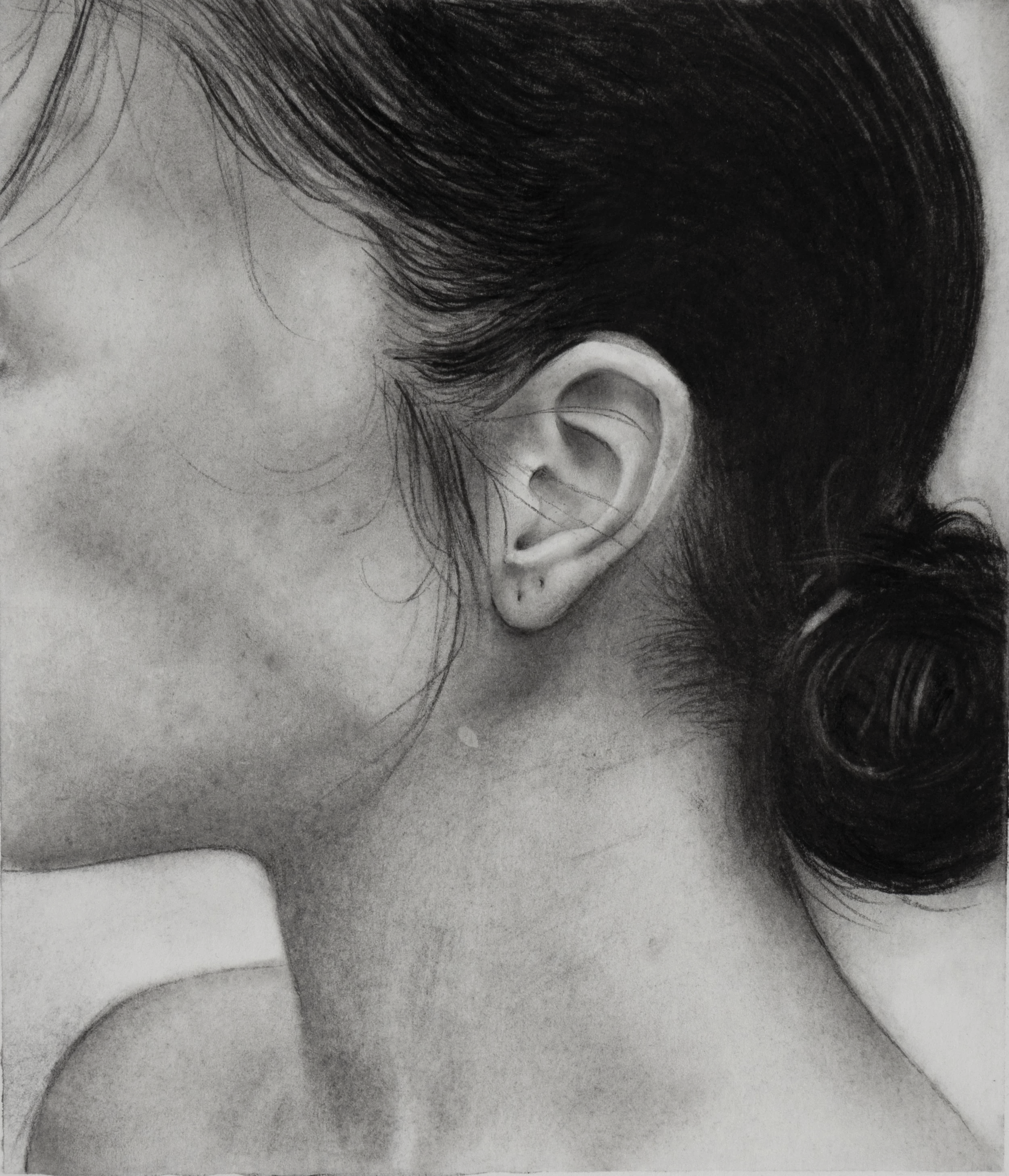 "Liminal Spaces"
Charcoal and Graphite on Paper
9 x 12 in | 2026
Honorable Mention, 64th Annual Wall-to-Wall Juried Exhibit, Hardy Gallery