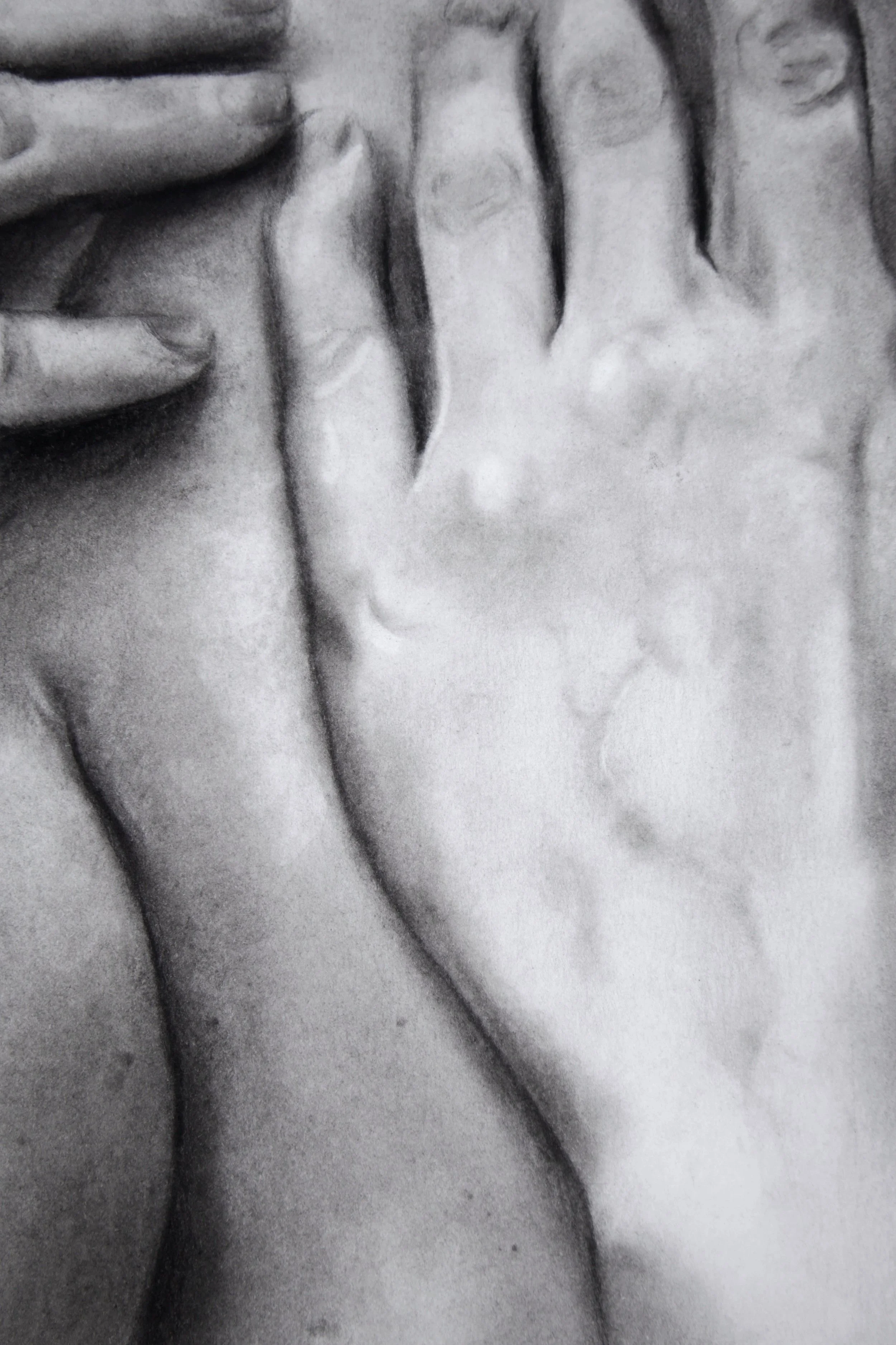 "Where I Return"
Charcoal and Graphite on Paper
18 x 24 in | 2026