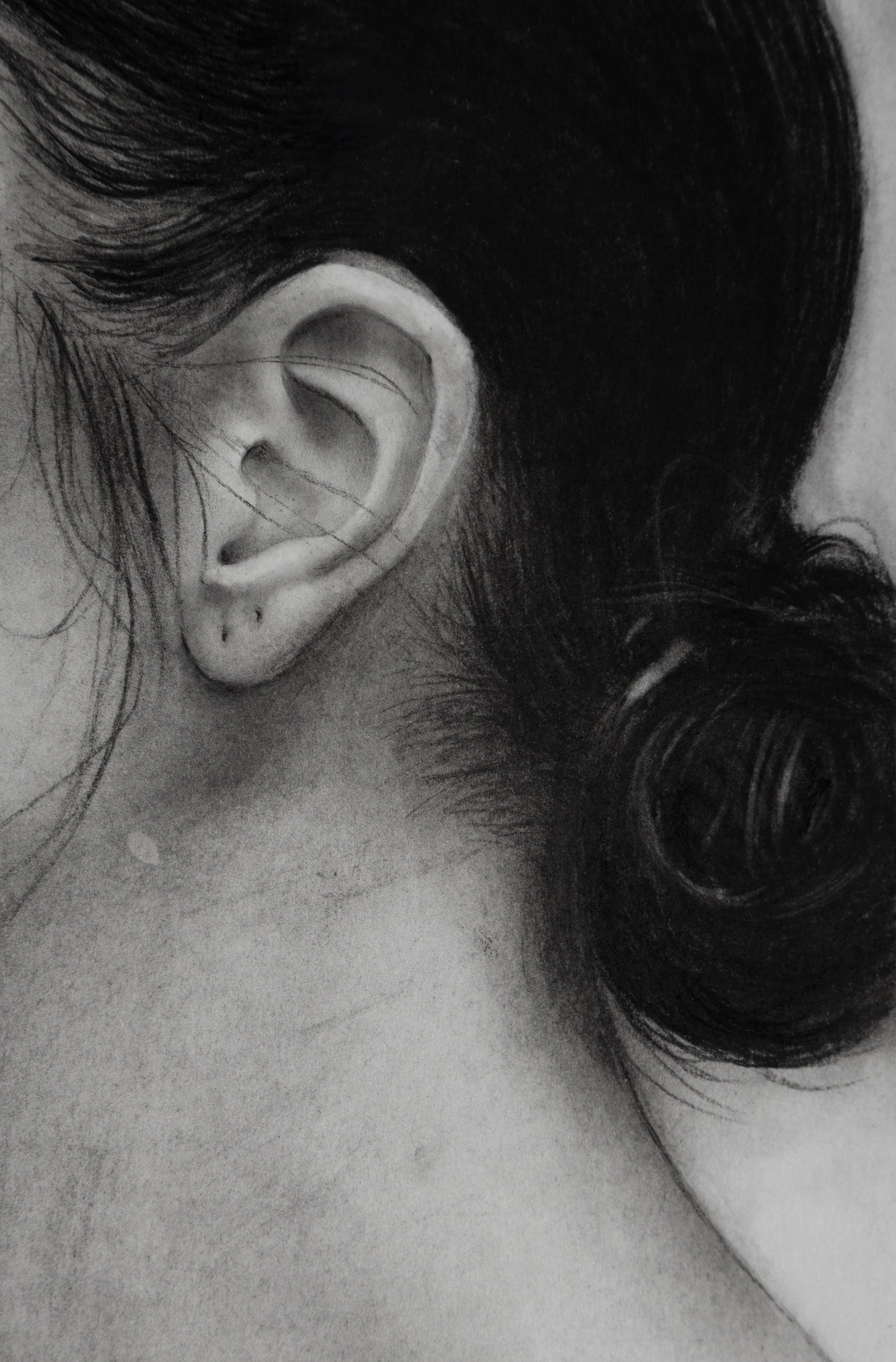"Liminal Spaces"
Charcoal and Graphite on Paper
9 x 12 in | 2026
Honorable Mention, 64th Annual Wall-to-Wall Juried Exhibit, Hardy Gallery