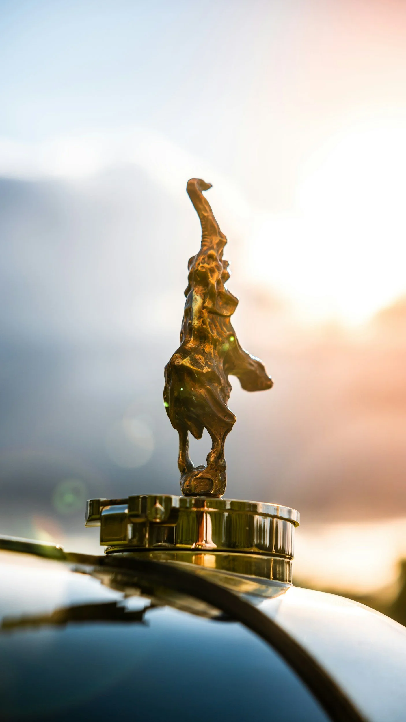 Bugatti Royale elephant hood ornament sculpture representing luxury craftsmanship and automotive heritage