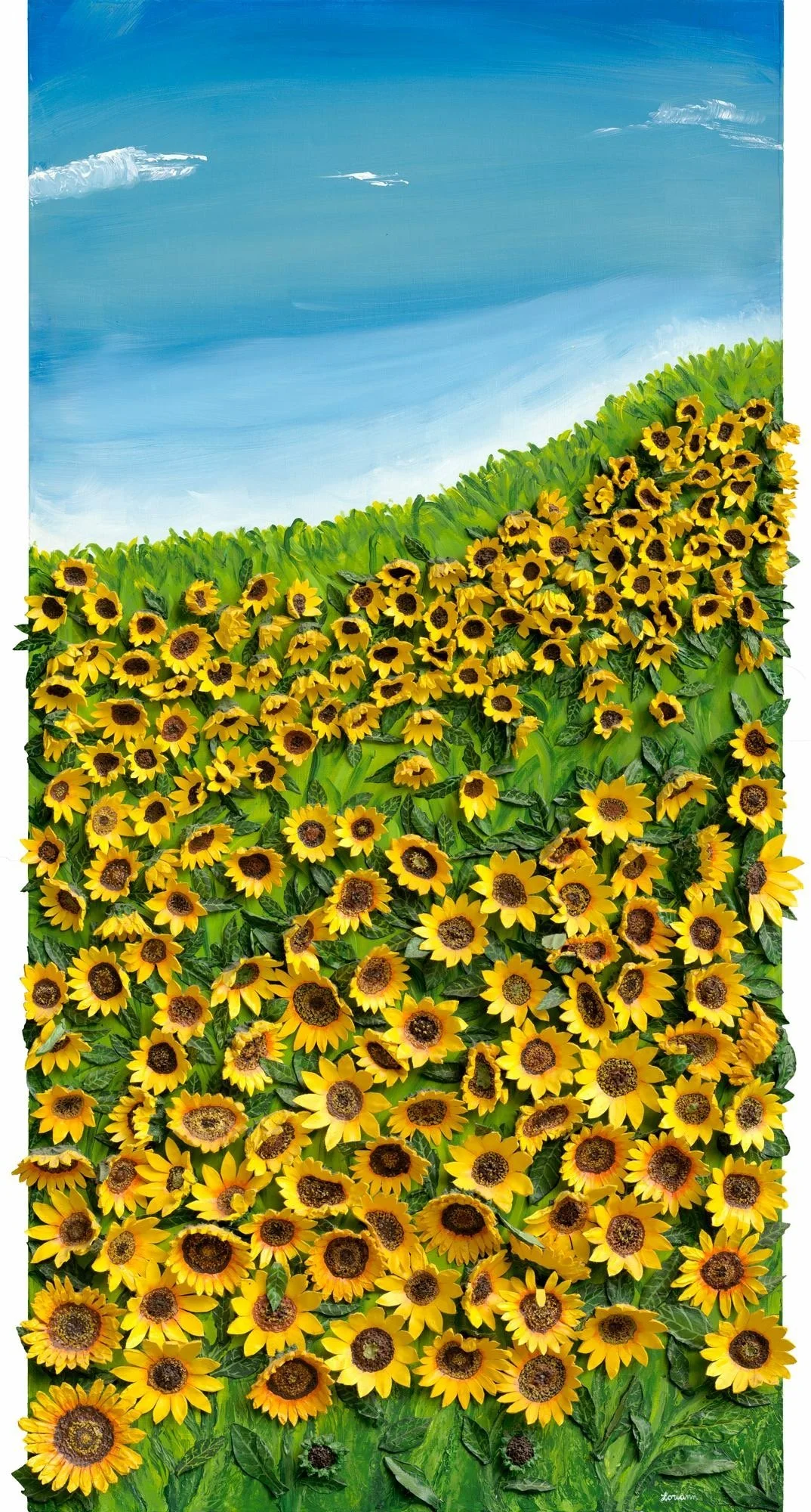 Sunflowers Poster Print (18x9 1/2)
