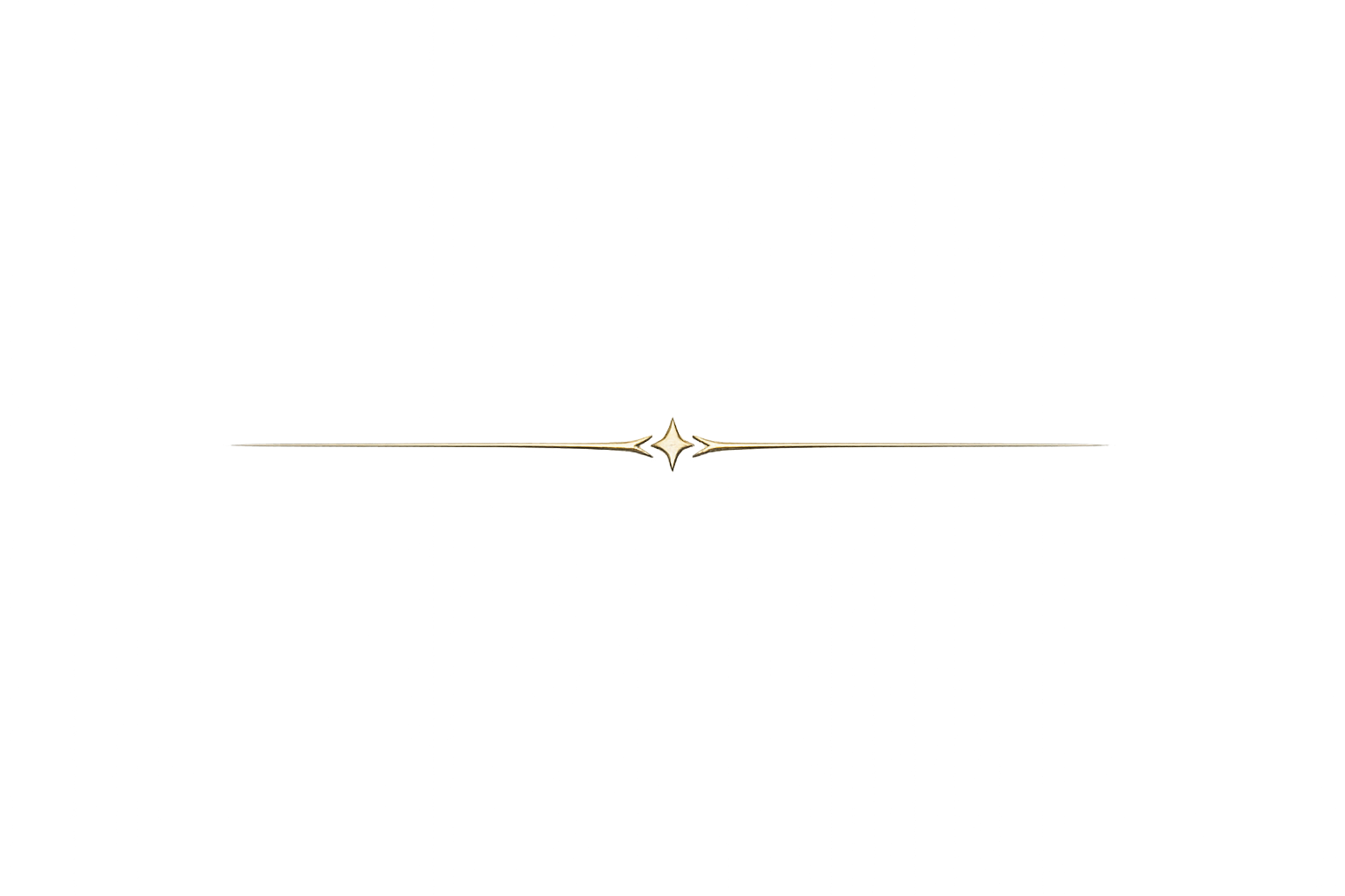 Decorative gold divider