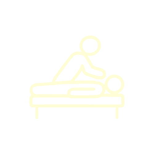 Therapist providing services to client