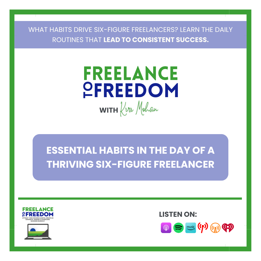 Essential Habits In The Day of a Thriving Six-Figure Freelancer