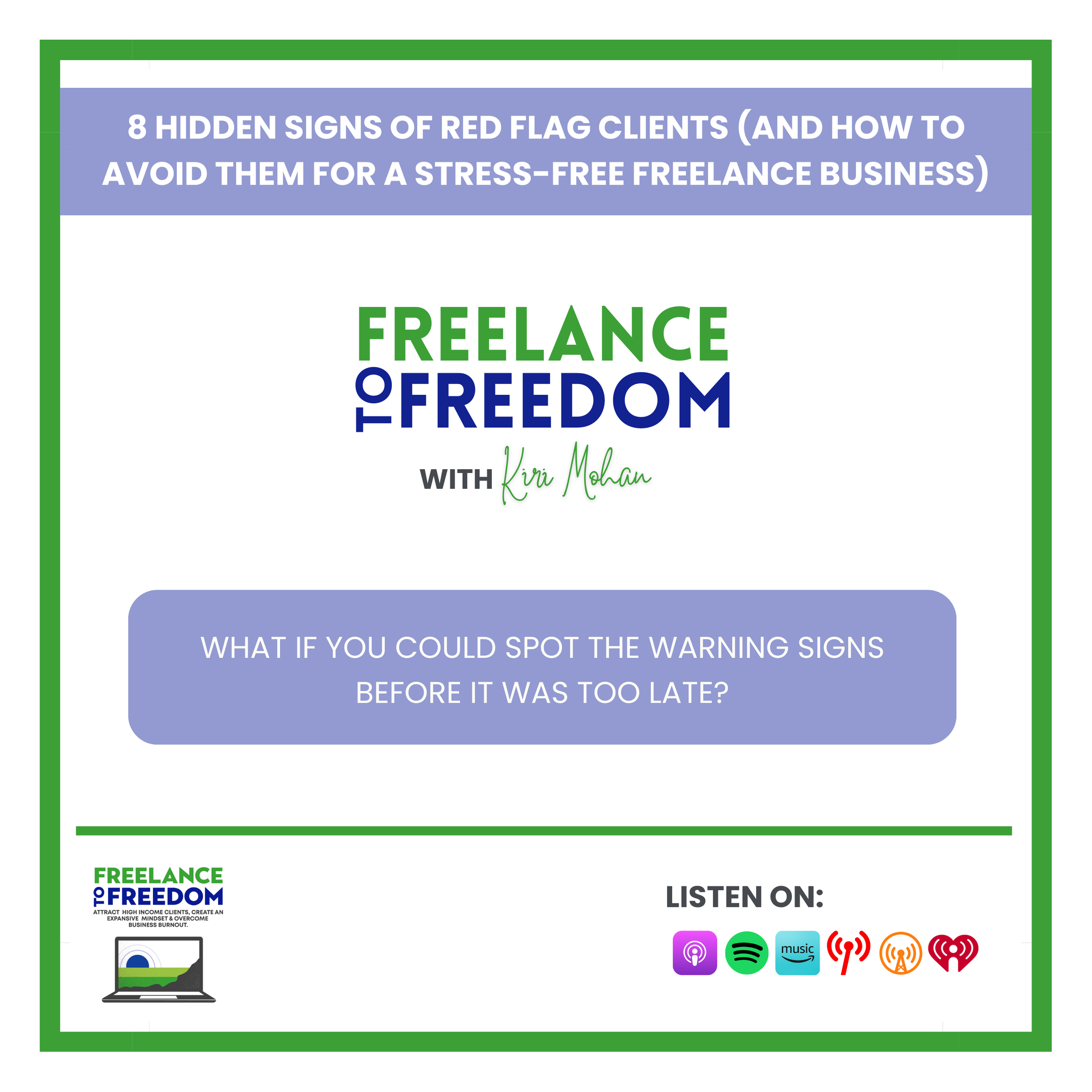 8 Hidden Signs of Red Flag Clients (and How to Avoid Them for a Stress-Free Freelance Business)