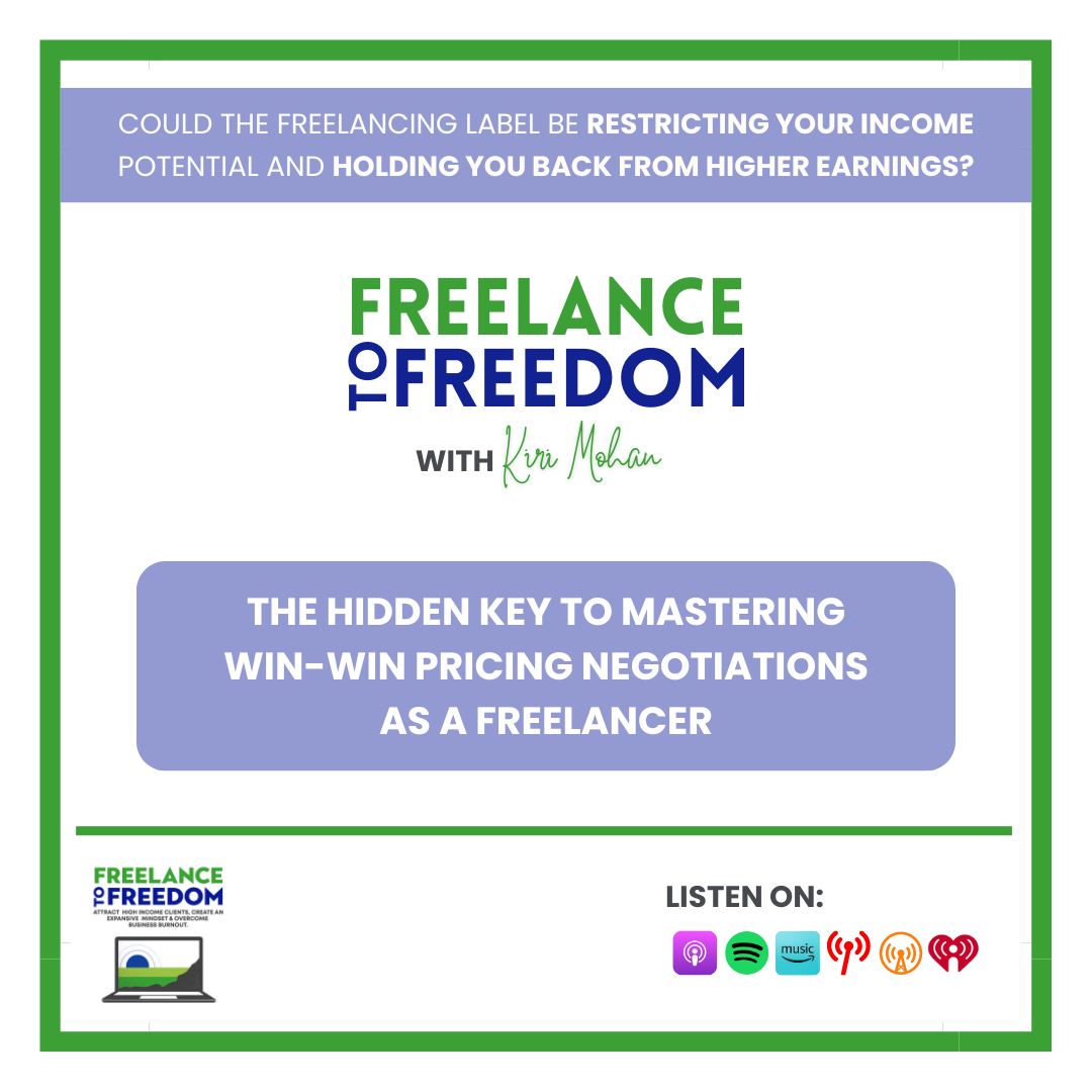 The Hidden Key to Mastering Win-Win Pricing Negotiations as a freelancer