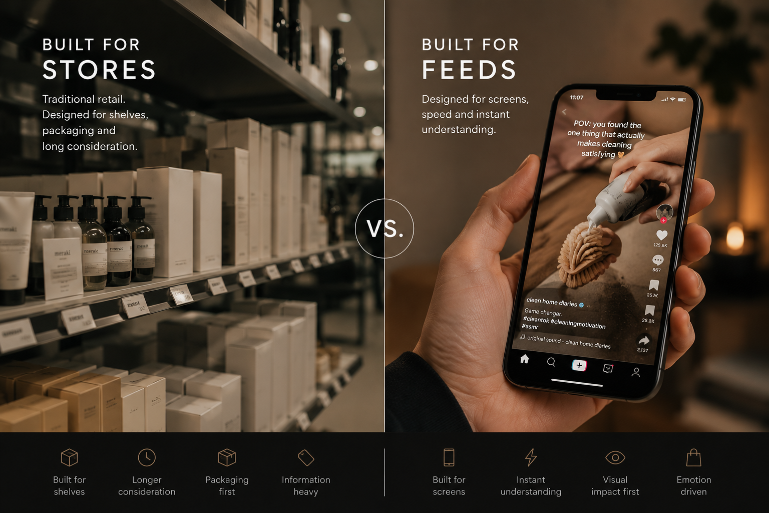 Products Built for Feeds vs Products Built for Stores