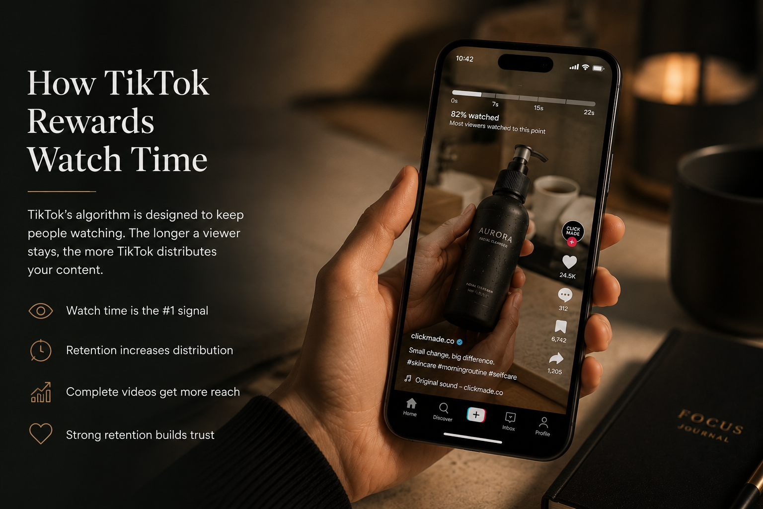 How TikTok Rewards Watch Time