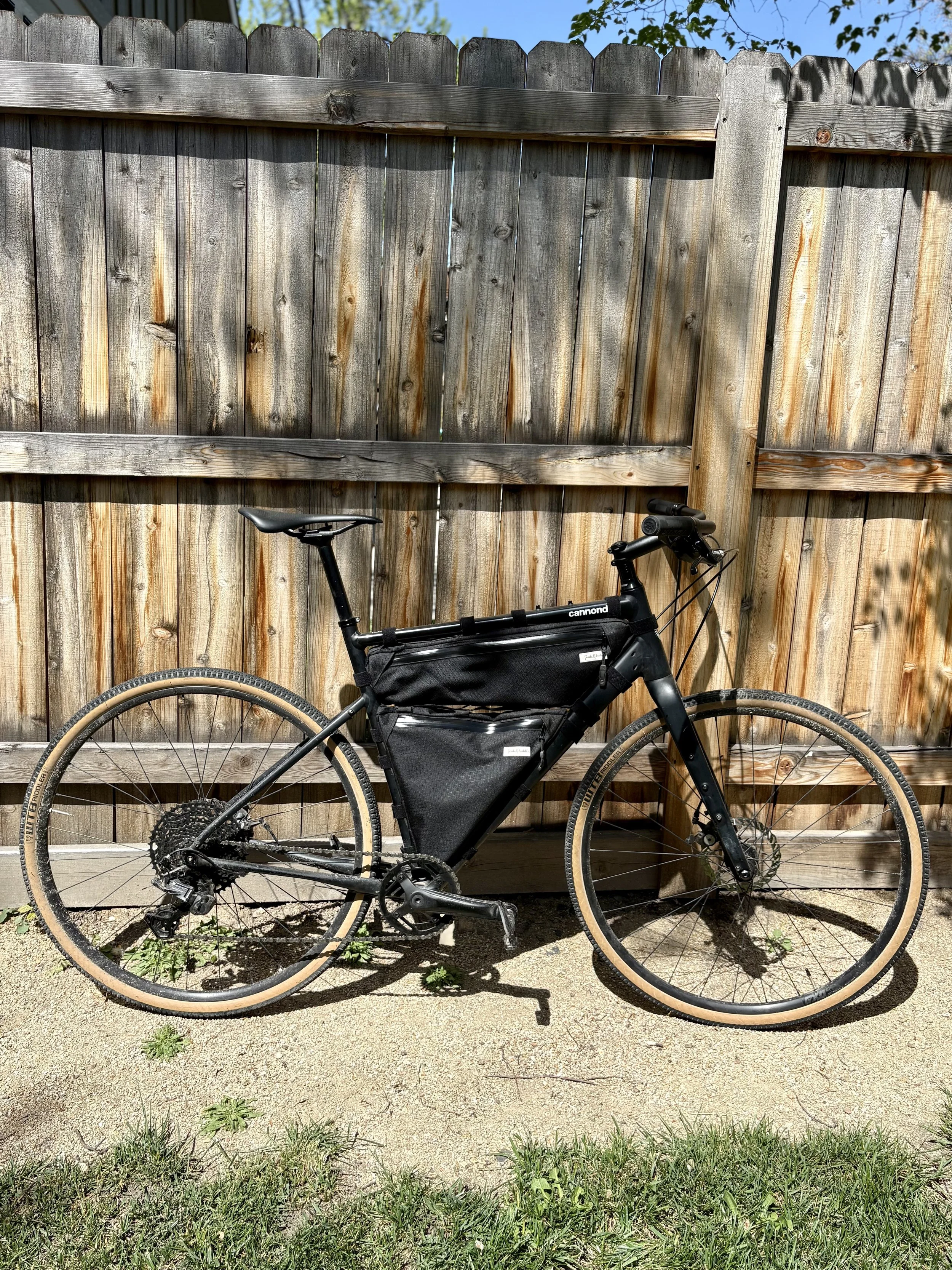 Custom Full Frame Bag for Cannondale made with Ripstop Cordura 500D