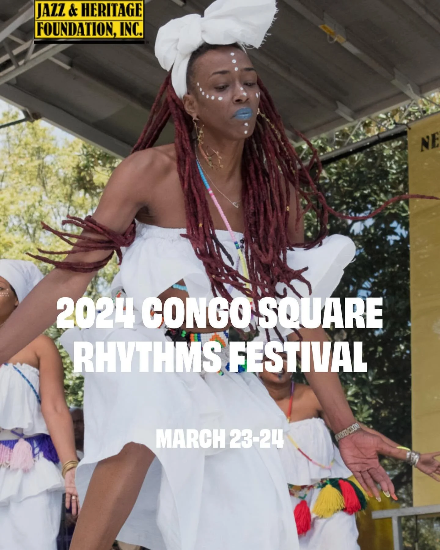 Congo Square Festival. Today &amp; Tomorrow! Food, Music, Art &amp; Good Weather. Come out &amp; bring a friend! See you there! @jazzandheritage