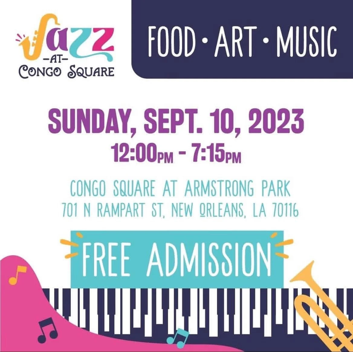 Jazz in Congo Square today! Free Admission