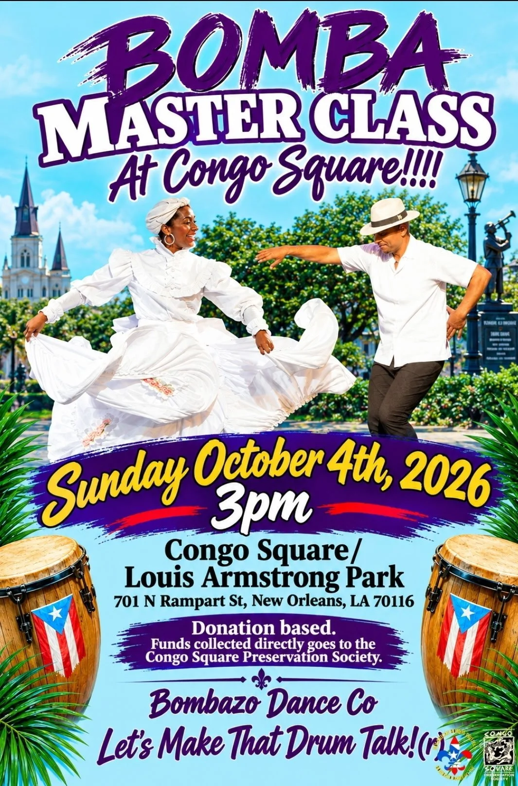 Drum Circle w/Special Guests Bombazo Dance Co.