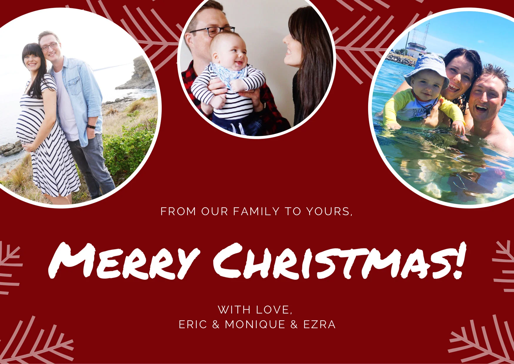 Merry Christmas from Eric & Monique