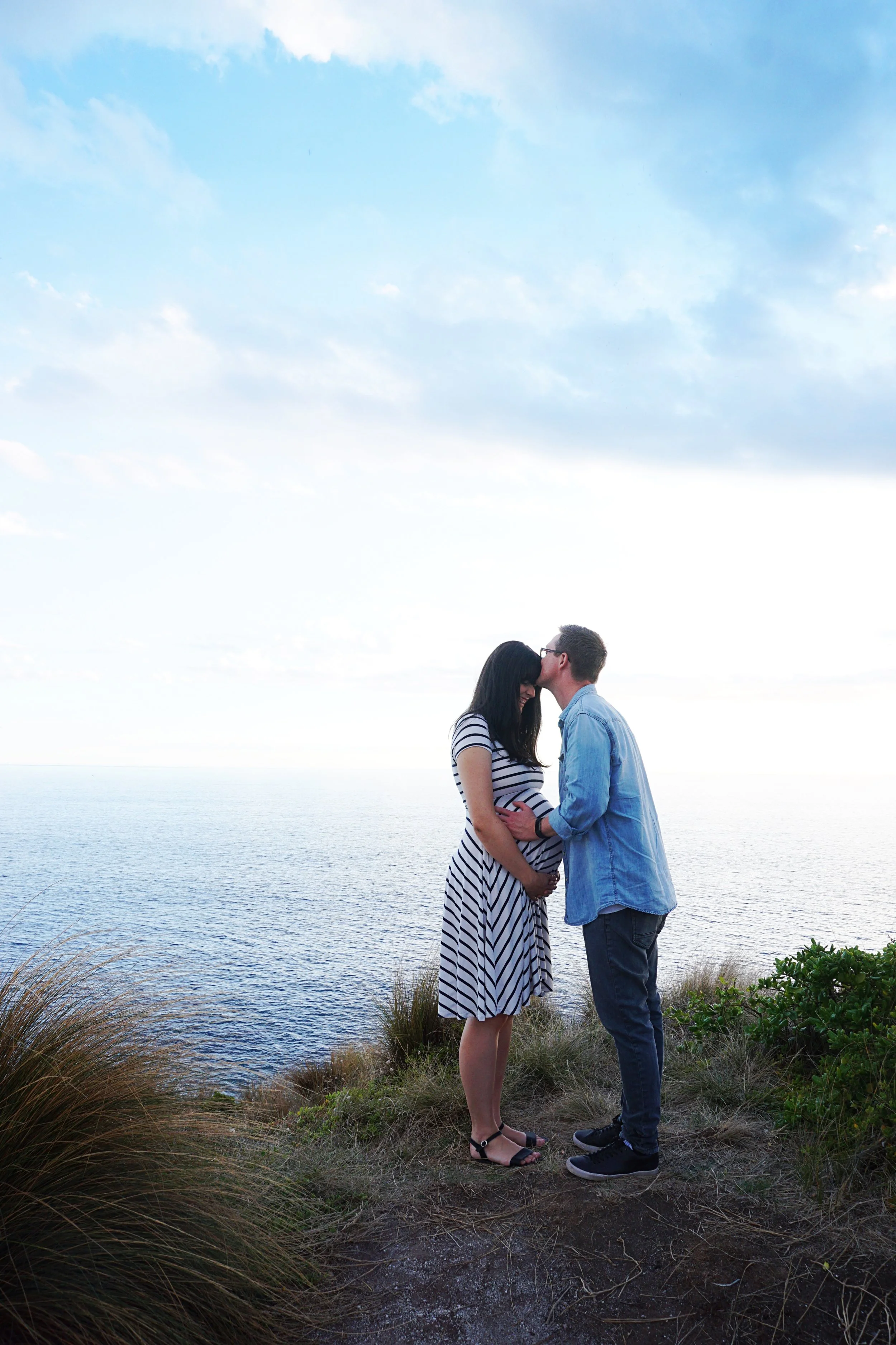 8 1/2 months pregnant