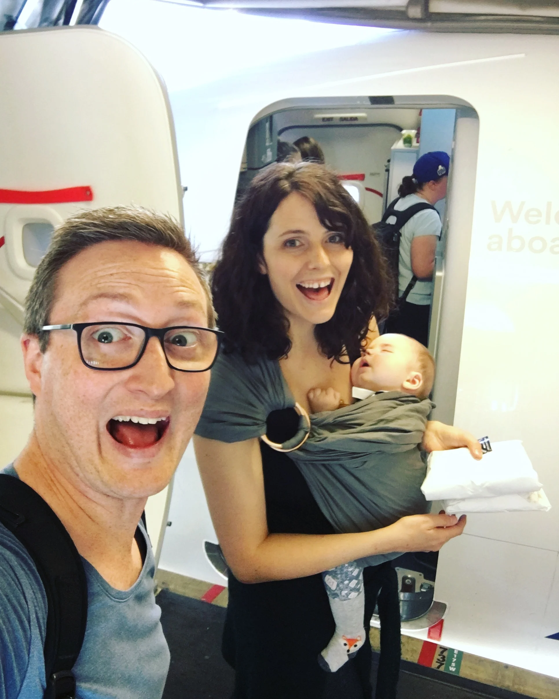 Off to USA with a baby on an extremely long flight!