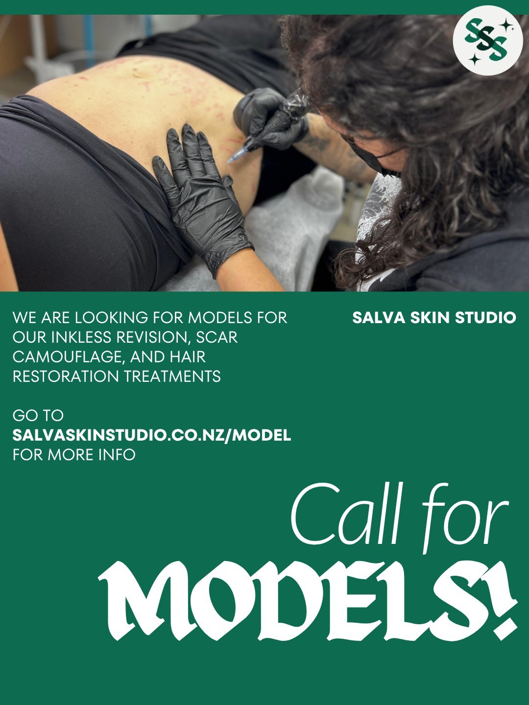 SALVA SKIN STUDIO MODEL CALL

I'm looking for models to help showcase the real results of our paramedical skin treatments. In exchange for allowing me to document your treatment journey, you'll receive your treatment at a discounted rate.

Treatments