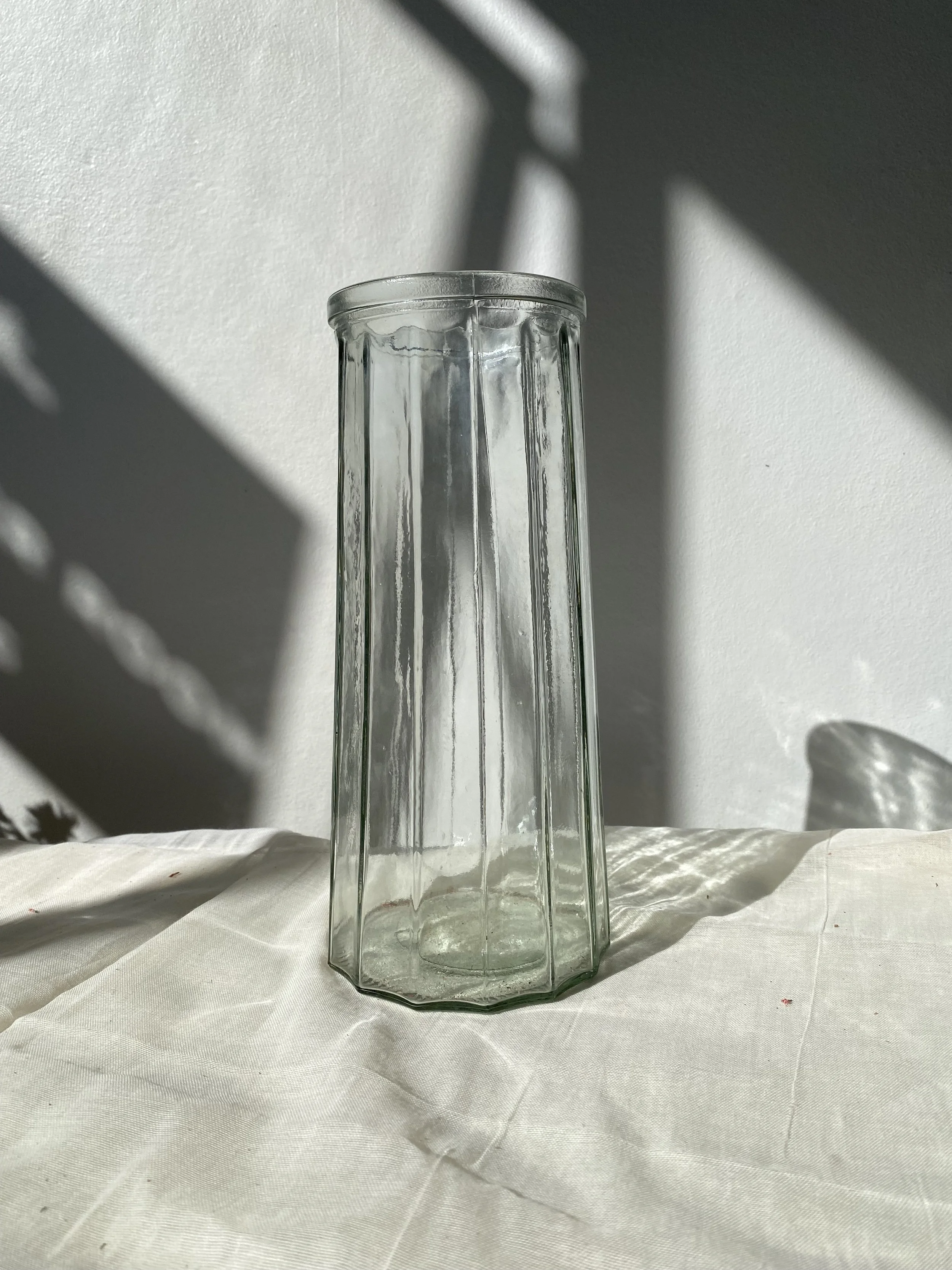 Large glass vase
