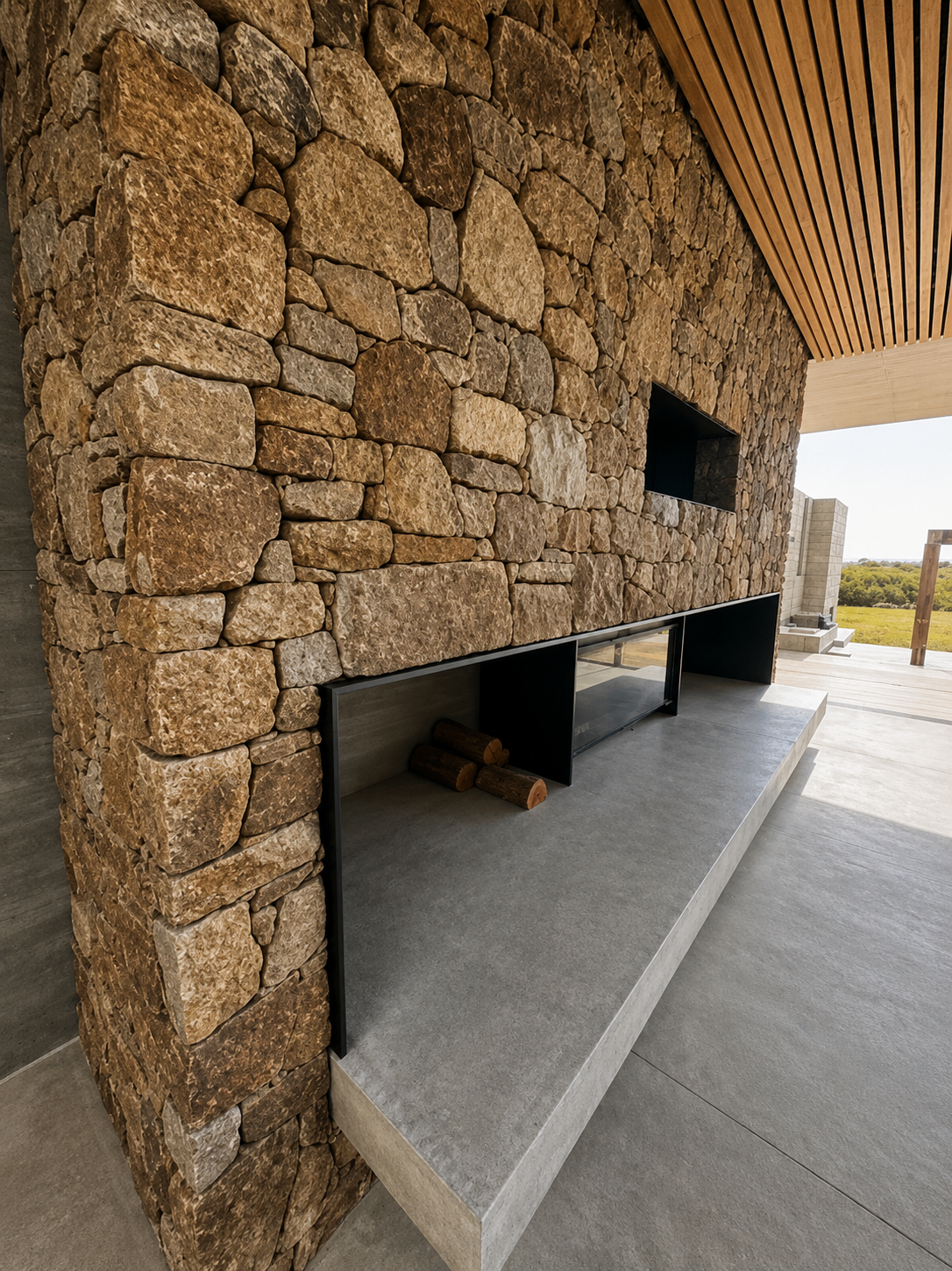 large residential stone cladding fireplace.png