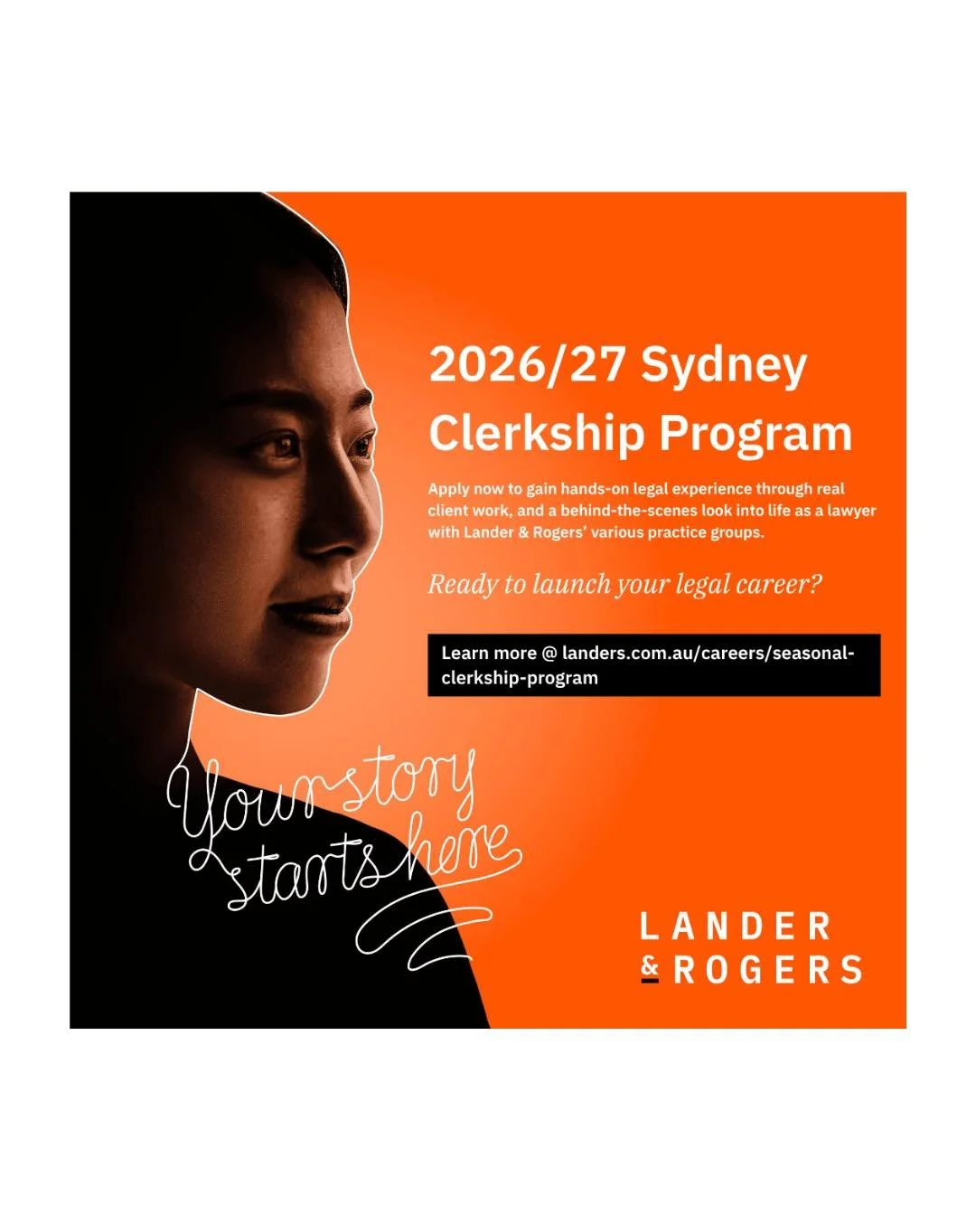Lander &amp; Rogers | Sydney Clerkship applications now open

Lander &amp; Rogers is a leading independent Australian law firm, comprising over 800 people. We have grown organically, resulting in a highly cohesive firm sharing a strong work and clien