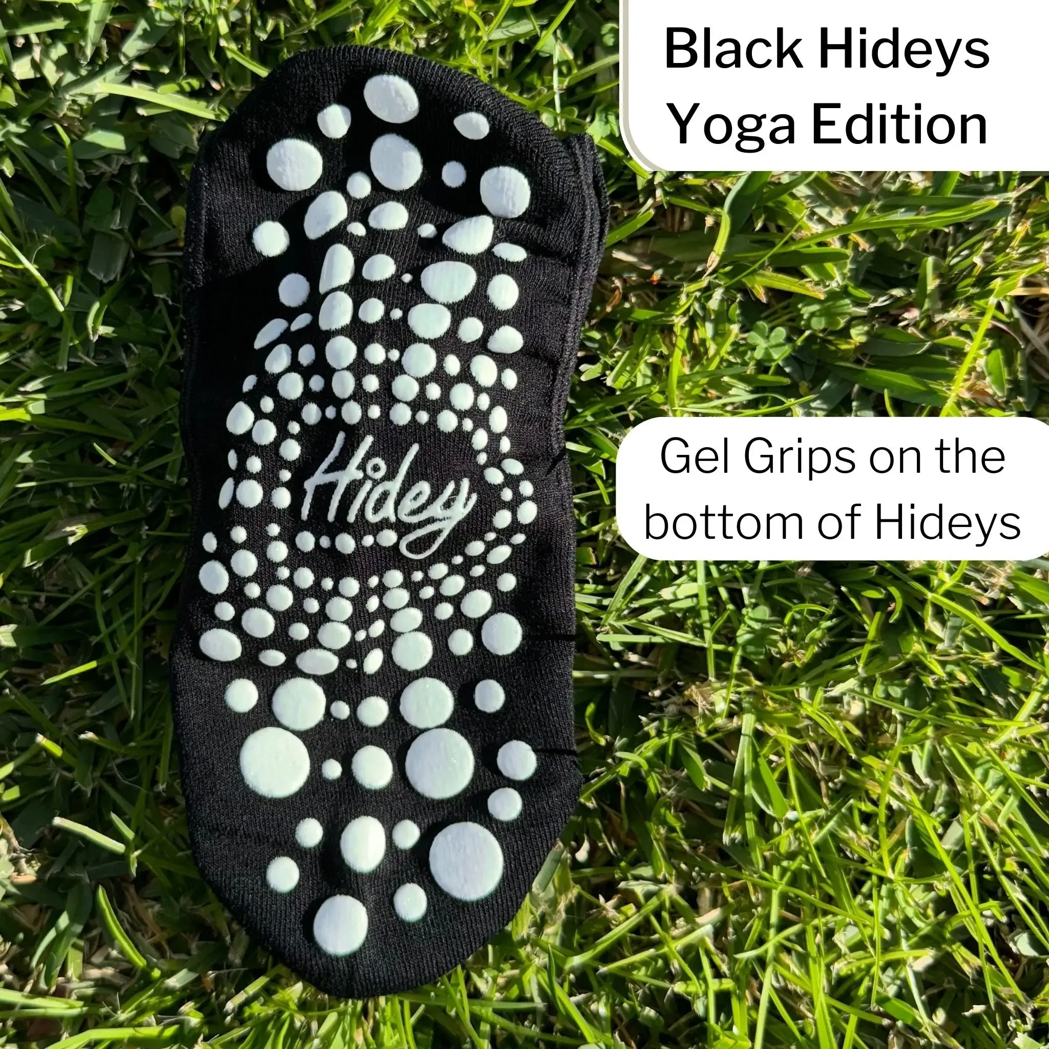 Black Hidey Socks with Gripey.webp